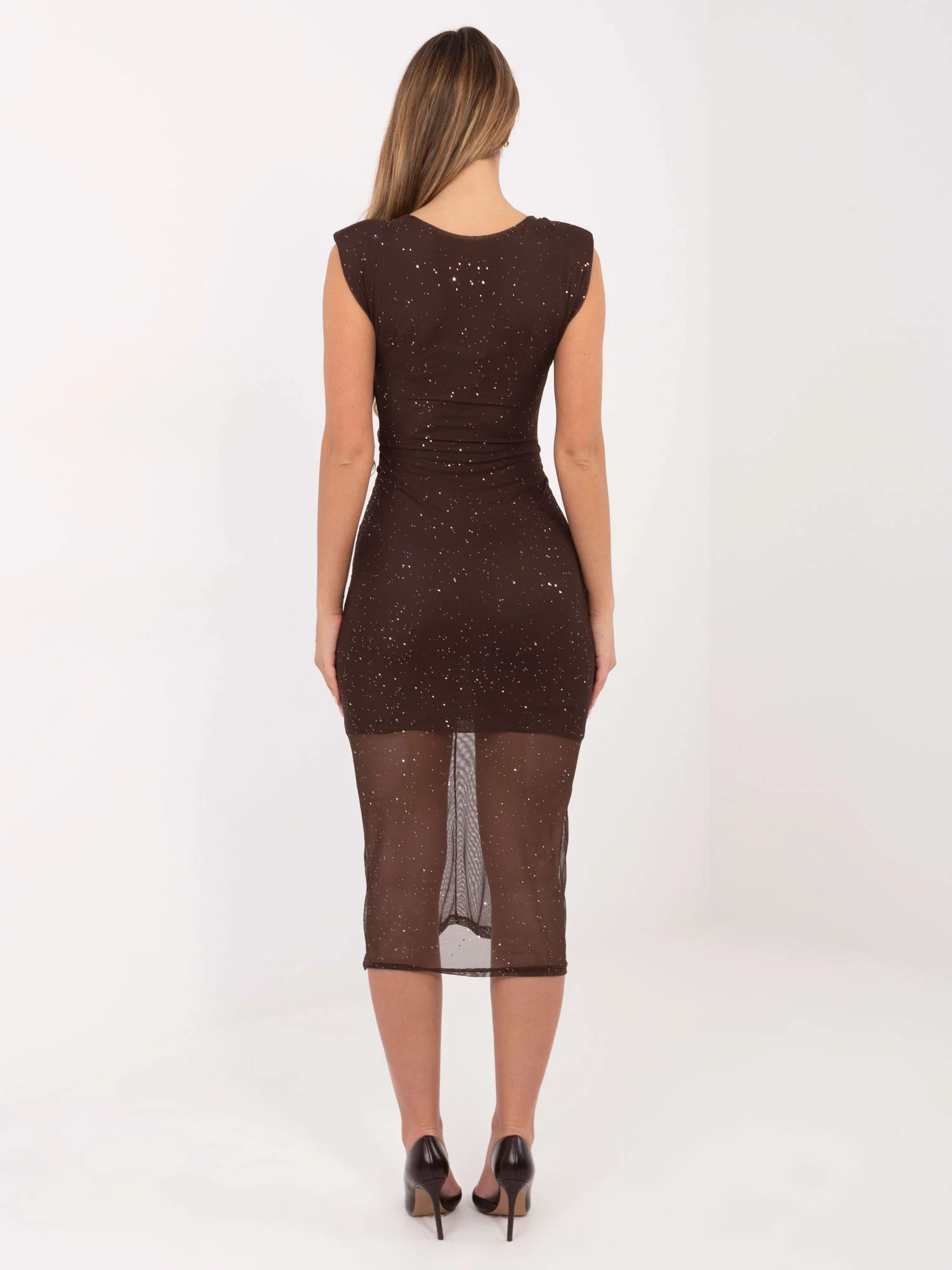 Rochie Dama Midi, Rochie creion, ITALY MODA, Maro de Petrecere - Image 4