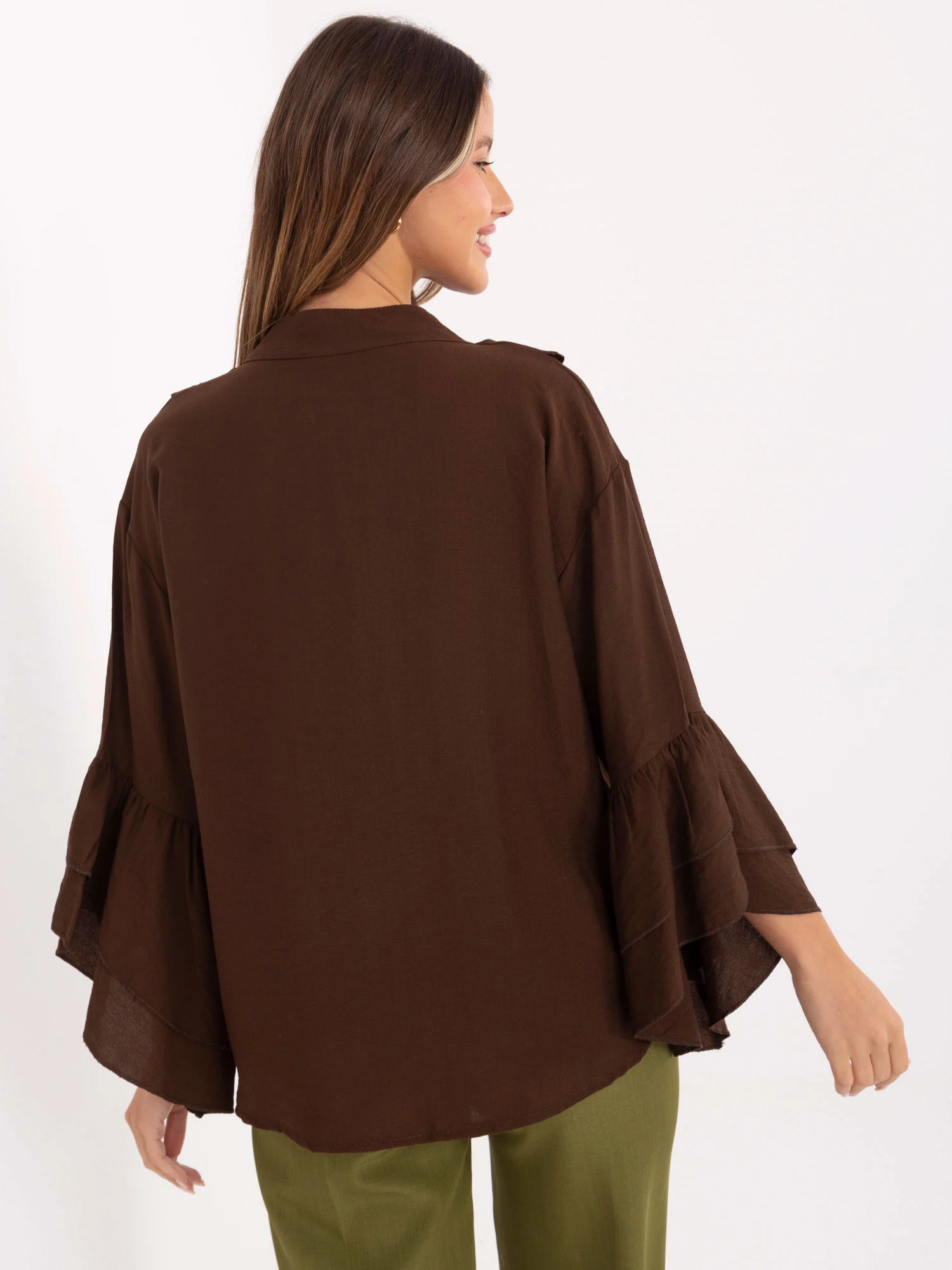 Camasa Dama Maneca lunga, Elegant, RUE PARIS, Maro Eleganta Office - imagine 3