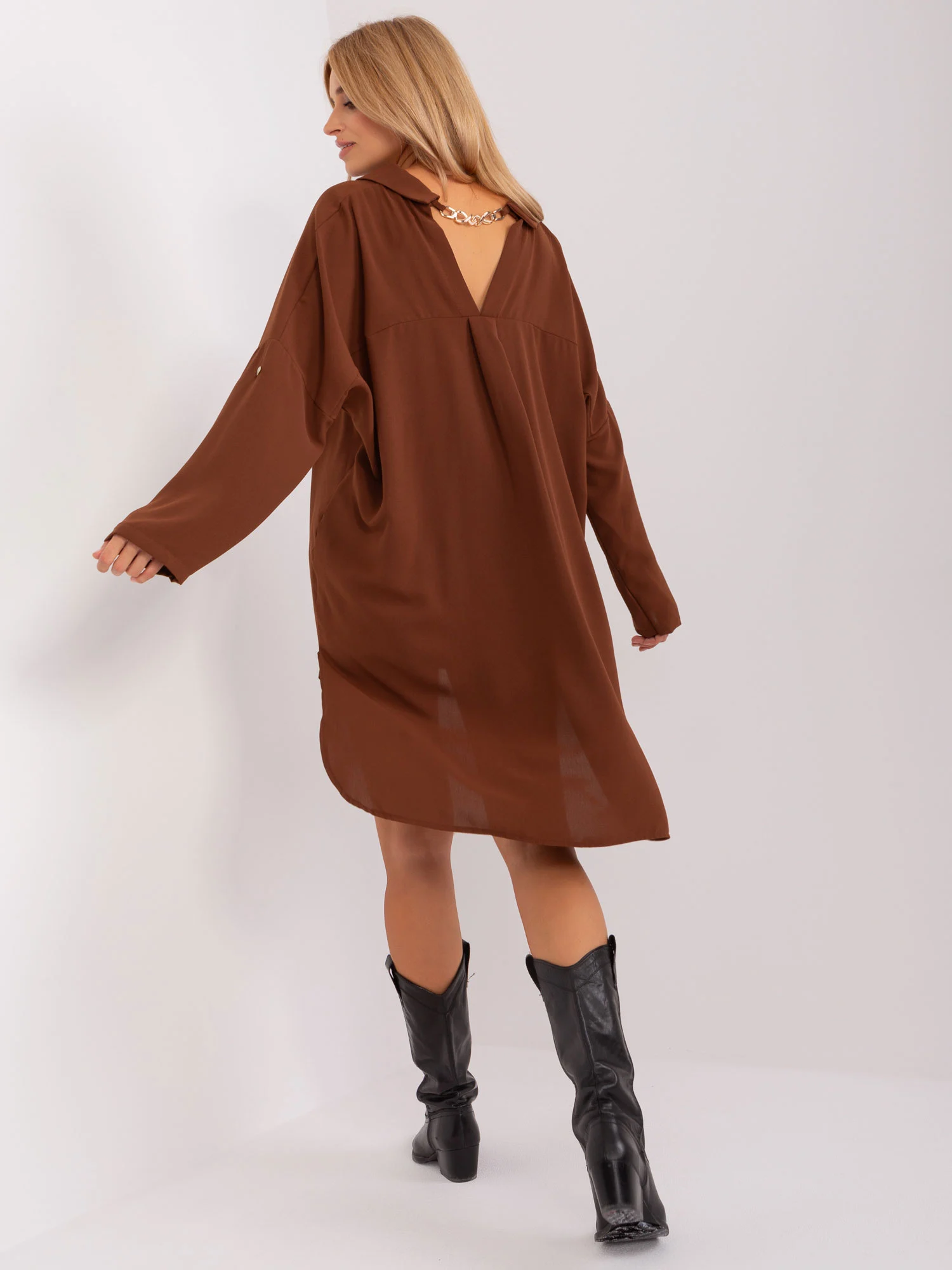 Rochie Dama Maxi, Oversize, ITALY MODA, Maro Eleganta Office - Image 2