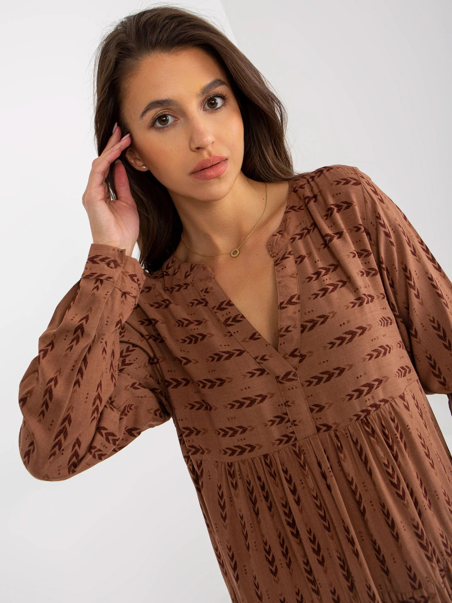 Rochie Dama Maxi, Lejera, Sublevel, Maro Eleganta Office - Image 6
