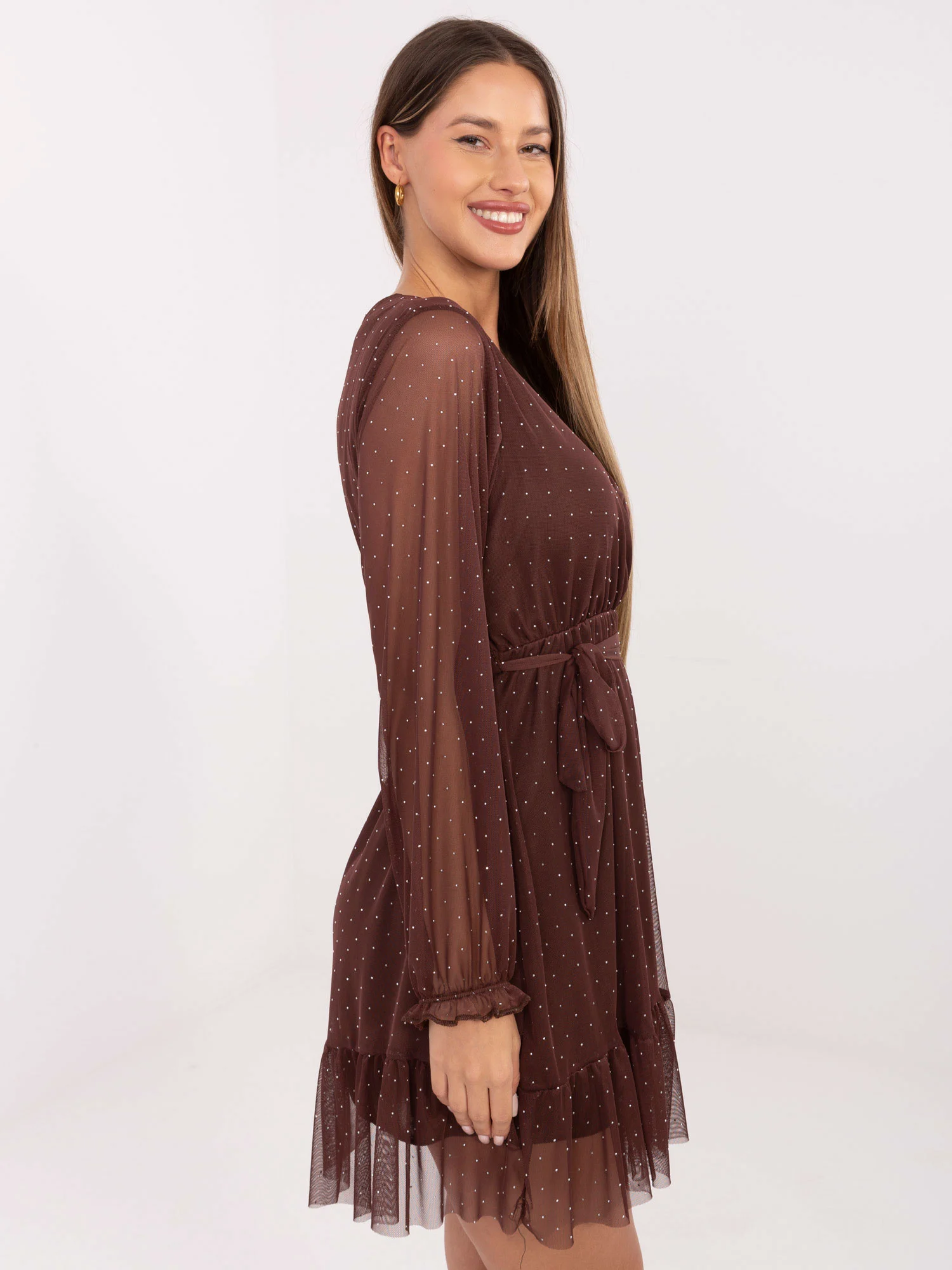 Rochie Dama Maxi, Lejera, ITALY MODA, Maro de Petrecere - Image 5