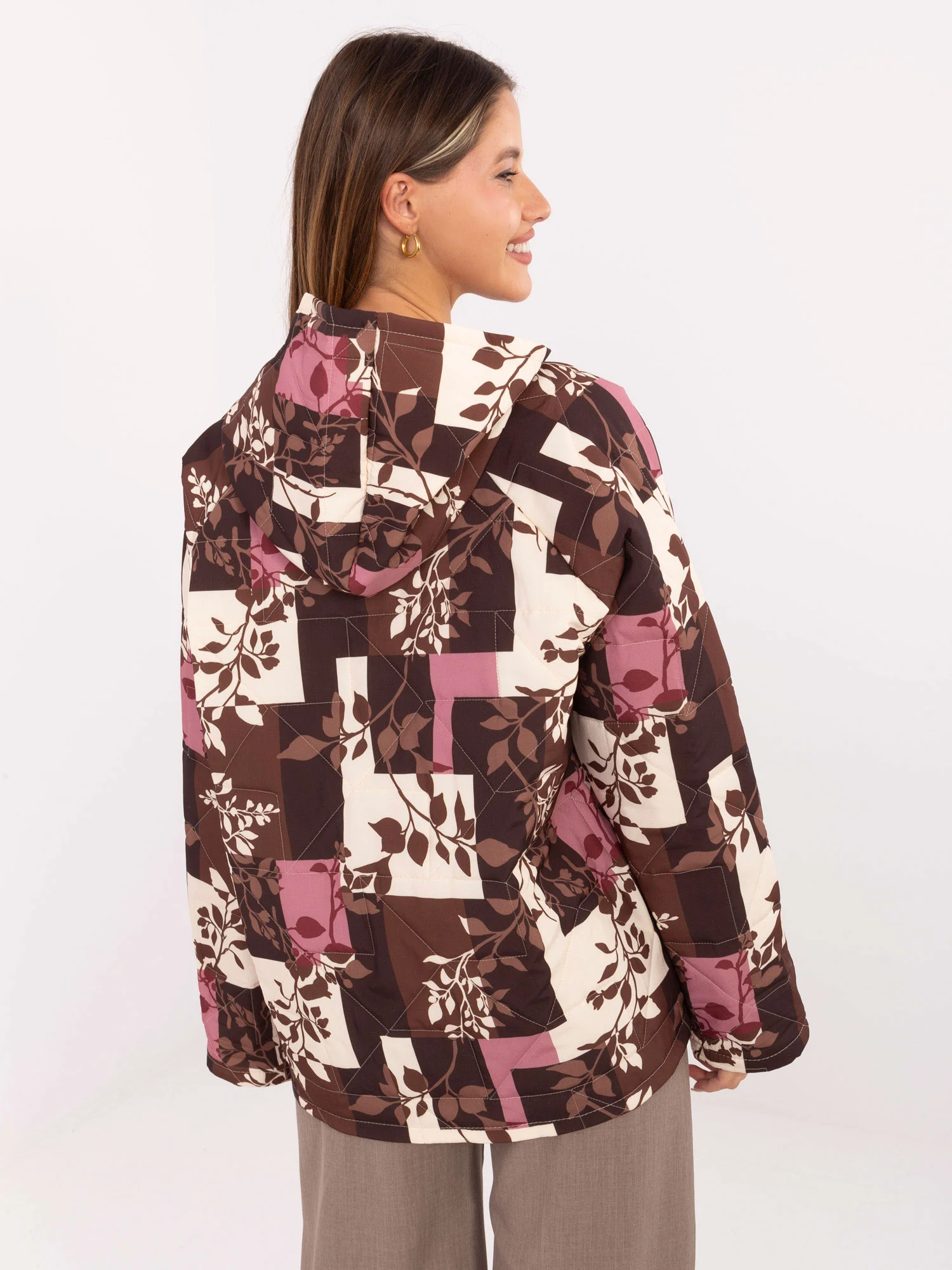 Jacheta Dama Maneca lunga, Imprimat, MODA ITALY, Maro de Vara - imagine 4