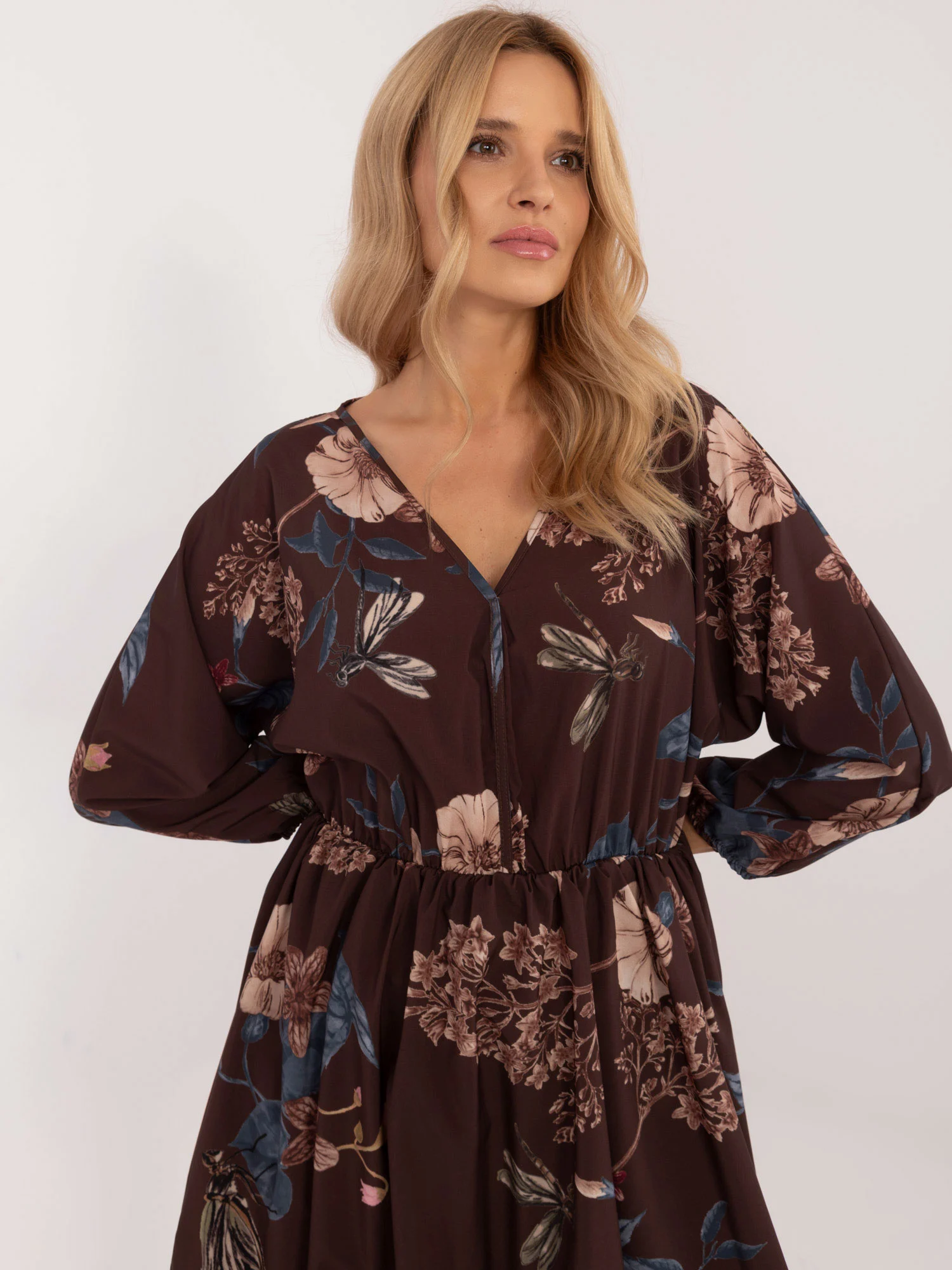 Rochie Dama Maxi, Floral, ITALY MODA, Maro Eleganta Office - Image 4