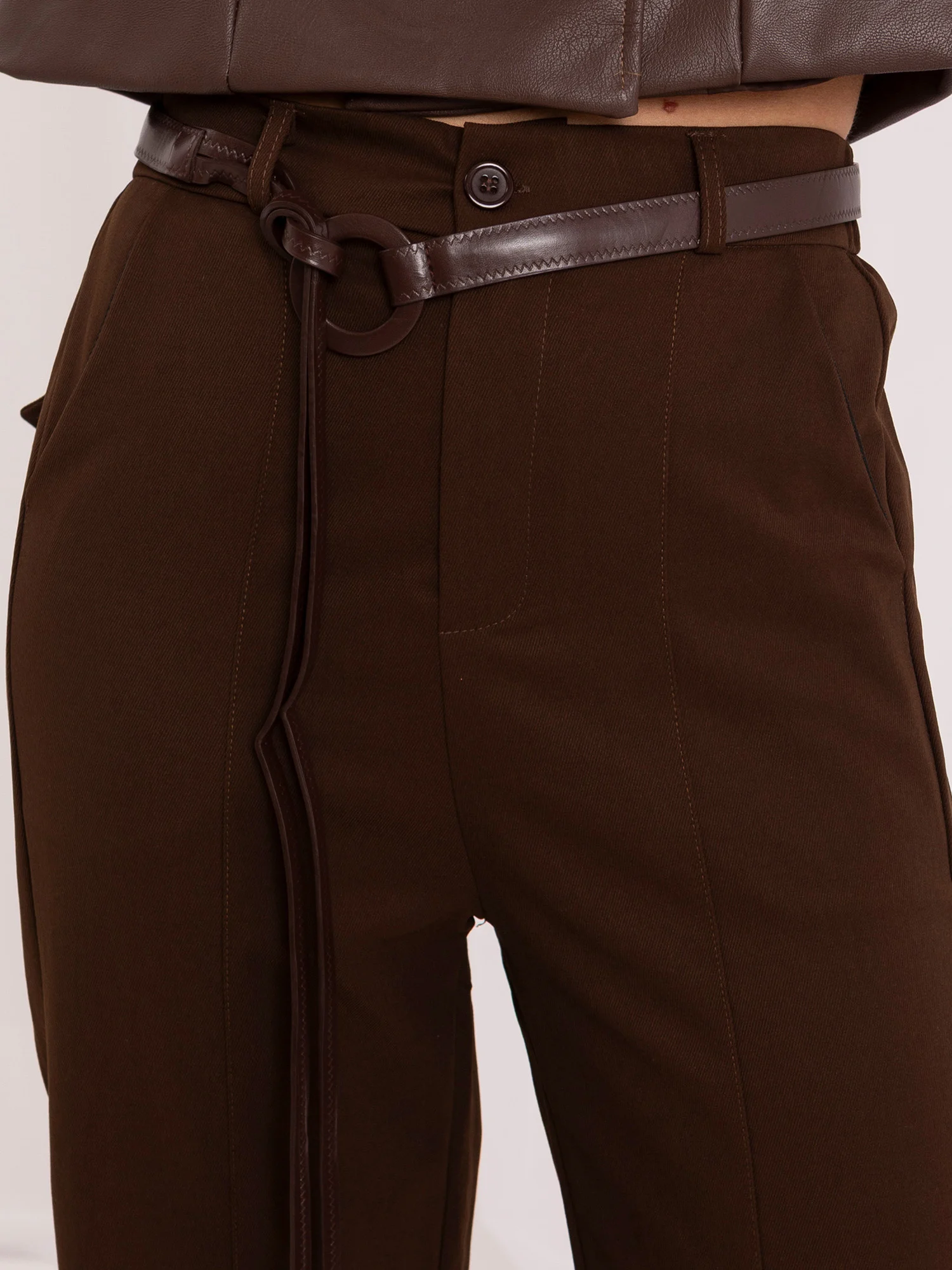Pantaloni Dama 7/8, Larga, ITALY MODA, Maro Eleganta Office - imagine 7
