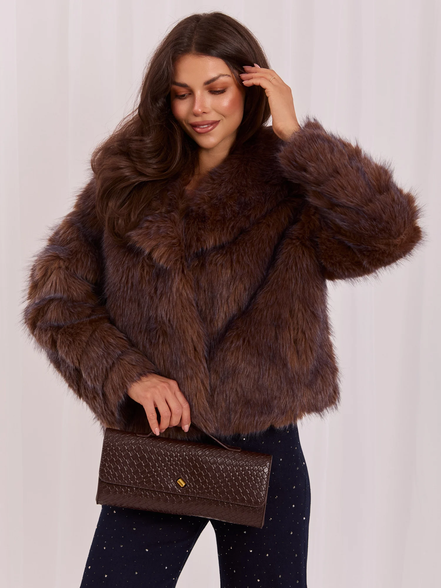 Jacheta Dama Mini, Elegant, VASTON FASSTION, Maro Eleganta Office Marimi Mari - imagine 4
