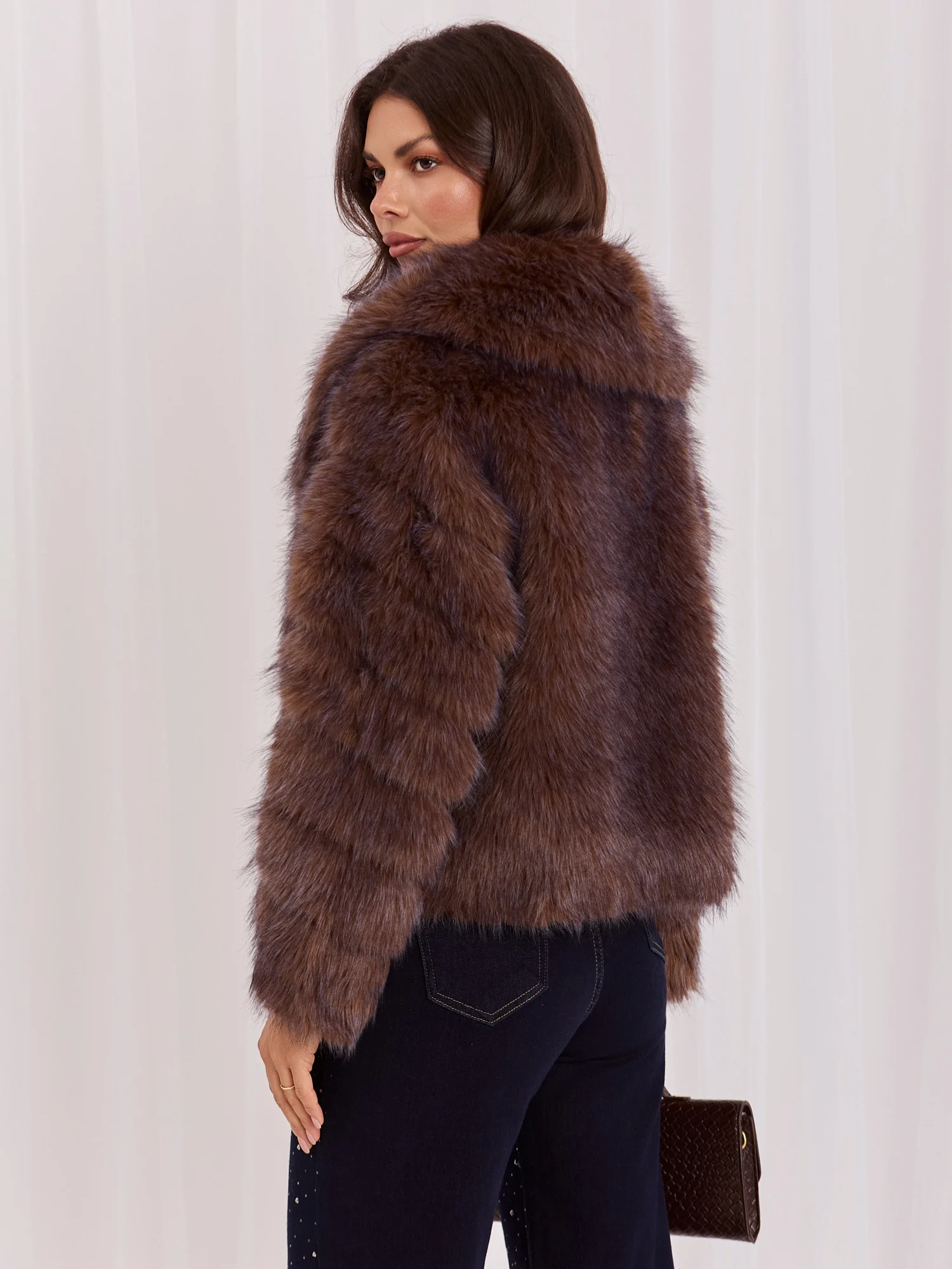 Jacheta Dama Mini, Elegant, VASTON FASSTION, Maro Eleganta Office Marimi Mari - imagine 8