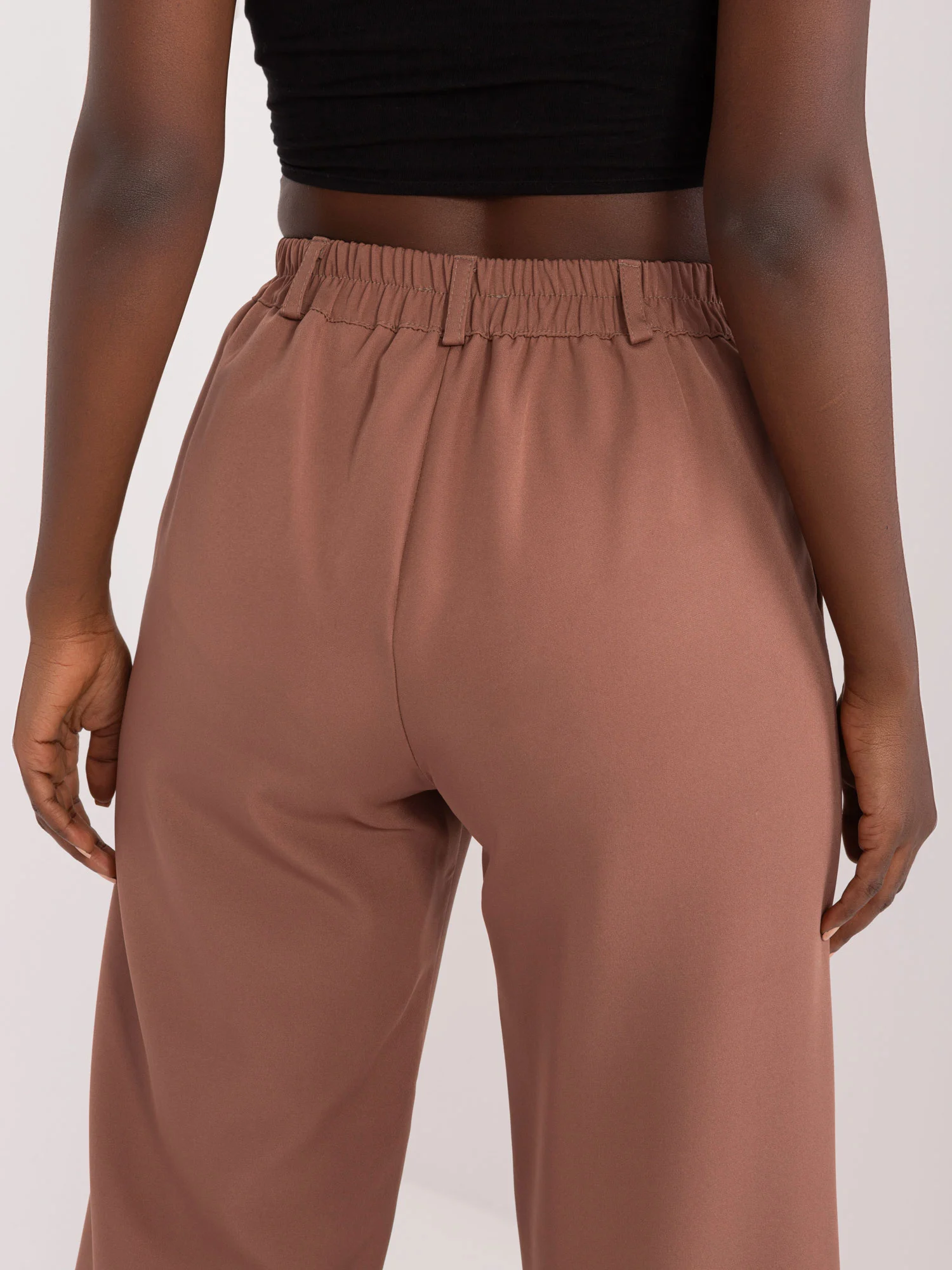 Pantaloni Dama Elegant, Guler inalt, LAKERTA, Maro de Petrecere - imagine 6
