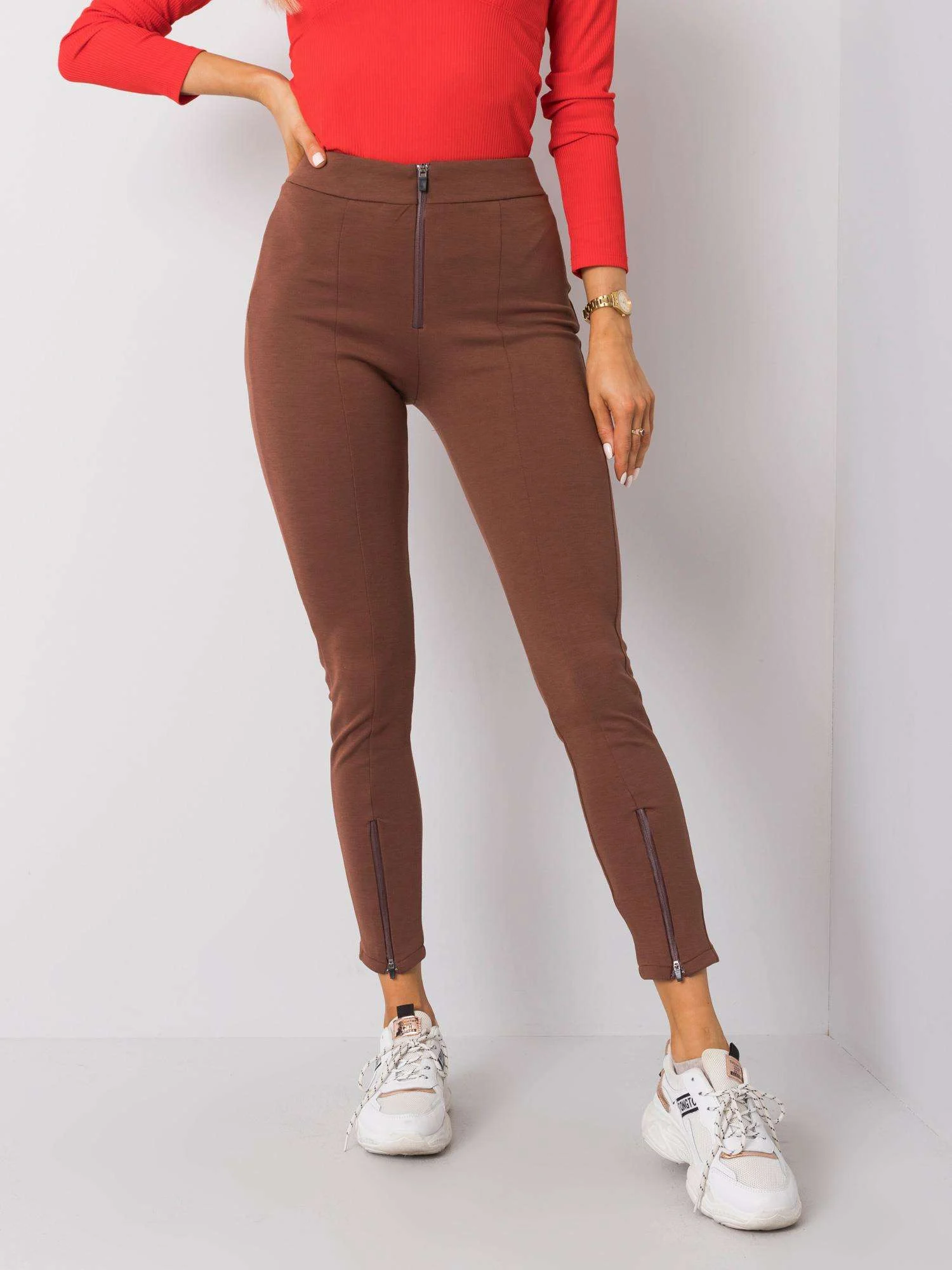 Pantaloni Dama Lunga, Conica, RUE PARIS, Maro Eleganta Office - imagine 2