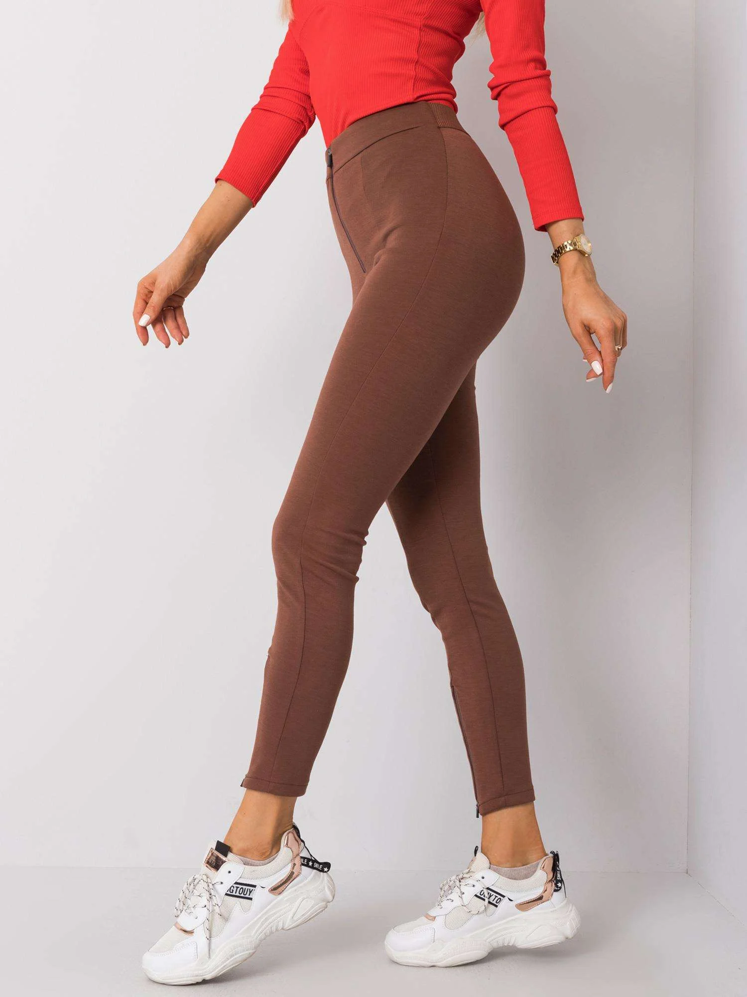 Pantaloni Dama Lunga, Conica, RUE PARIS, Maro Eleganta Office - imagine 4