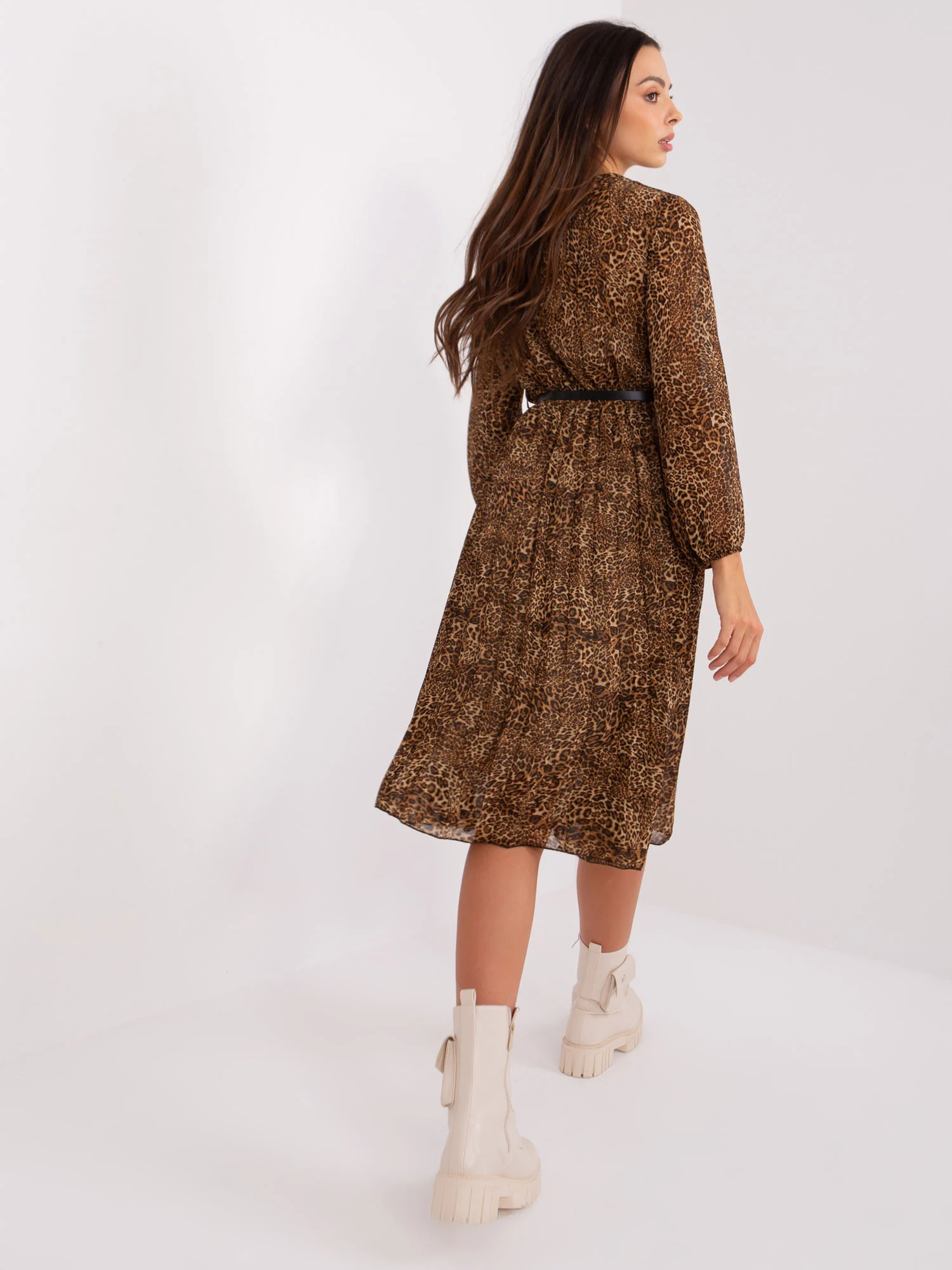 Rochie Dama Maxi, Animal print, ITALY MODA, Maro de Petrecere - Image 3