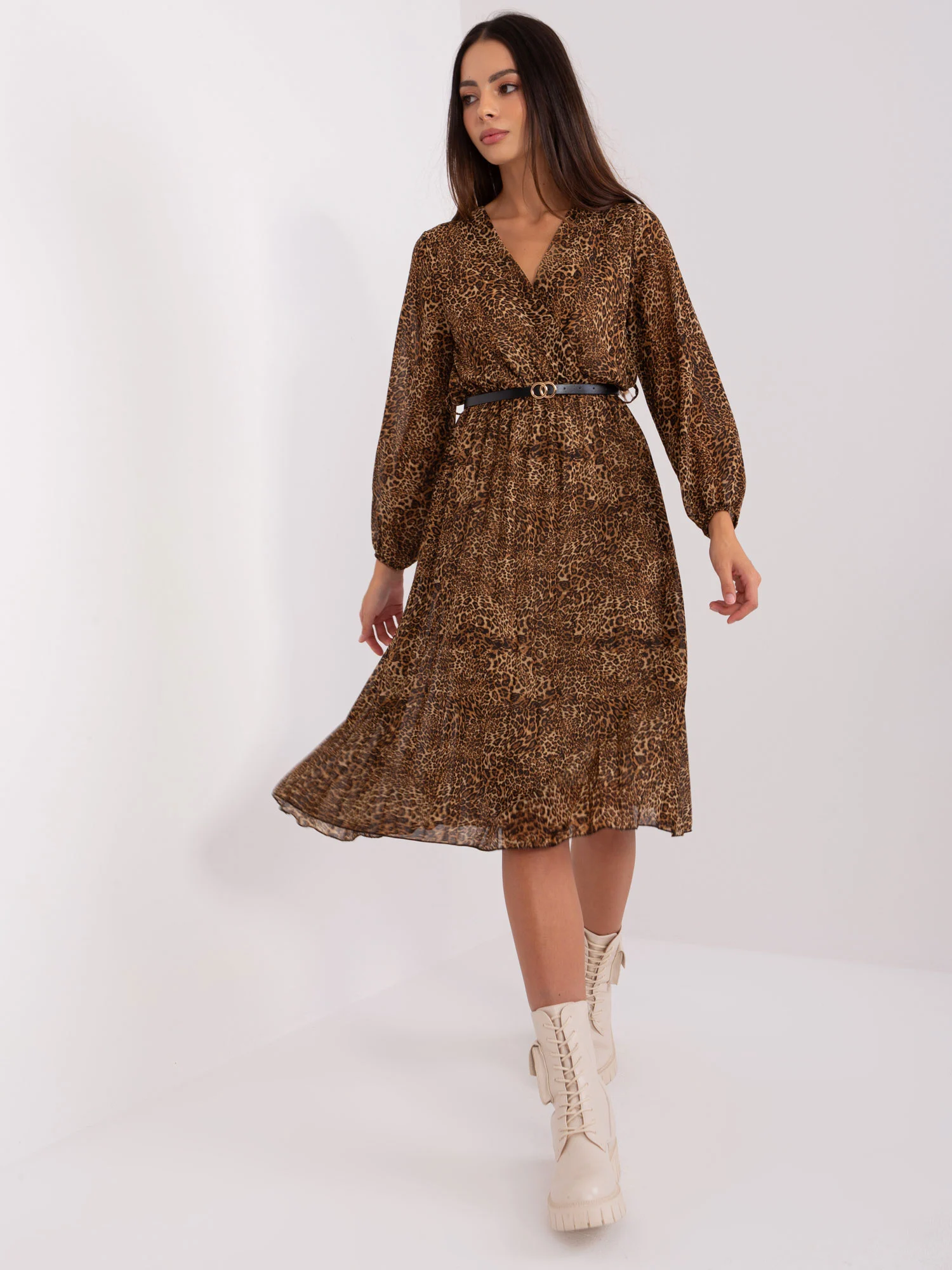 Rochie Dama Maxi, Animal print, ITALY MODA, Maro de Petrecere - Image 6