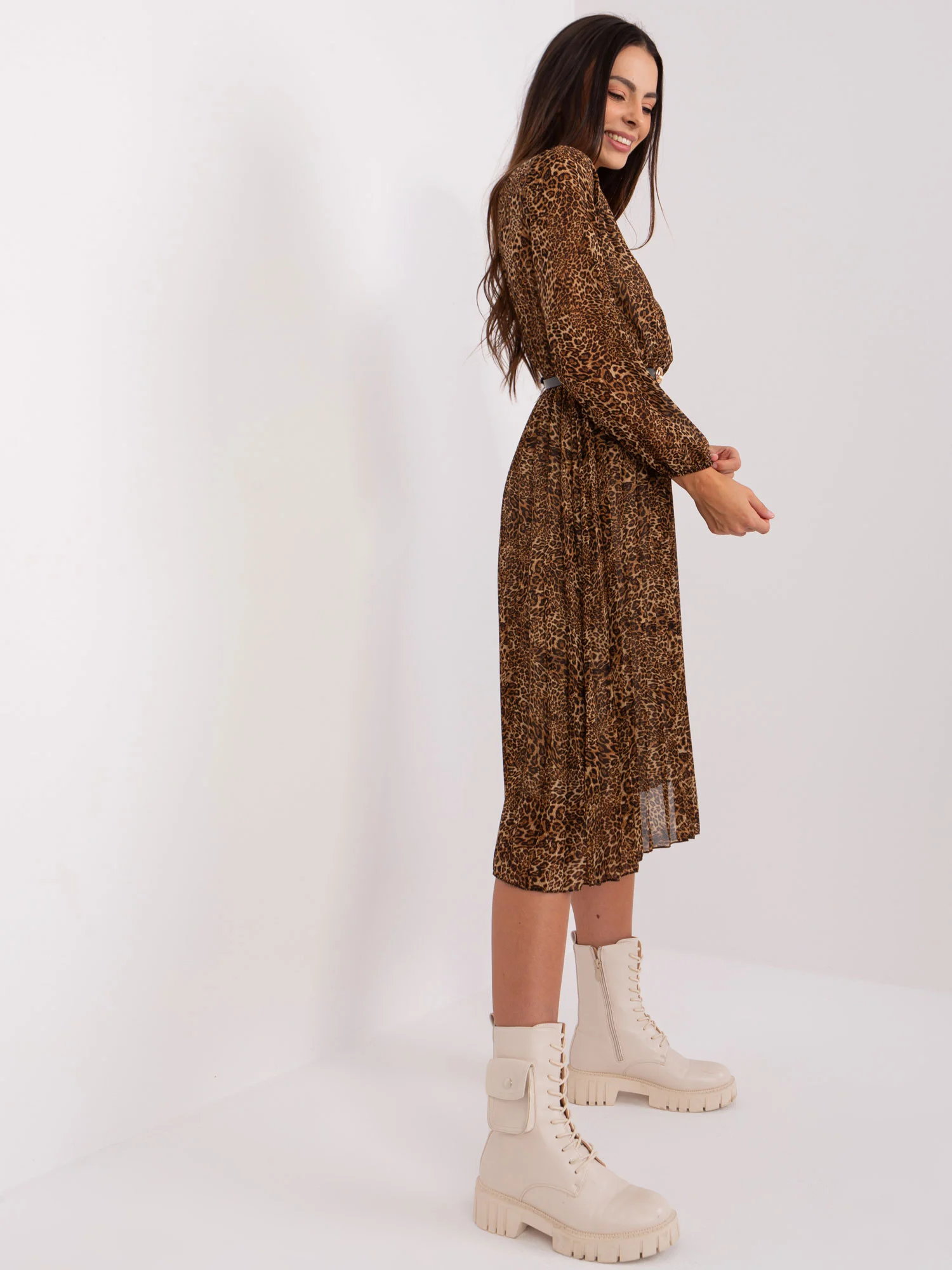 Rochie Dama Maxi, Animal print, ITALY MODA, Maro de Petrecere - Image 2