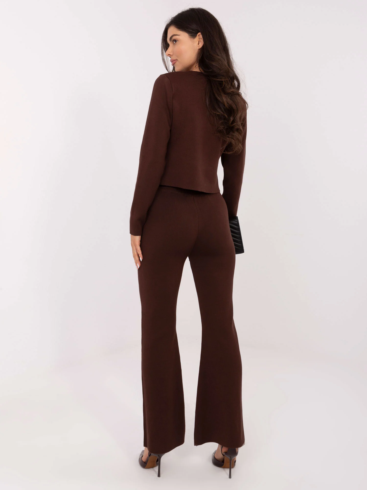 Compleu Dama Lunga, Elegant, Sheep, Maro Eleganta Office - imagine 5