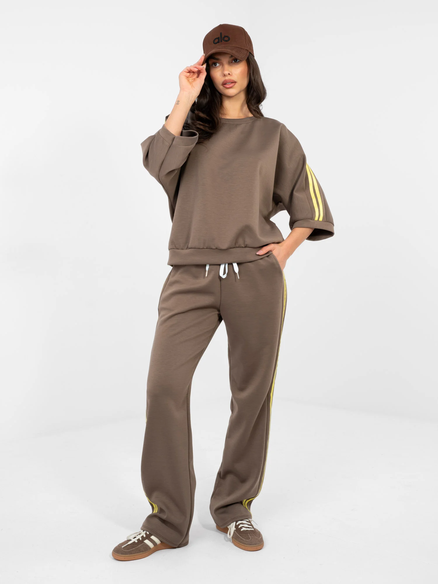 Compleu Dama Lunga, Dreapta, RUE PARIS, Maro Casual - imagine 6