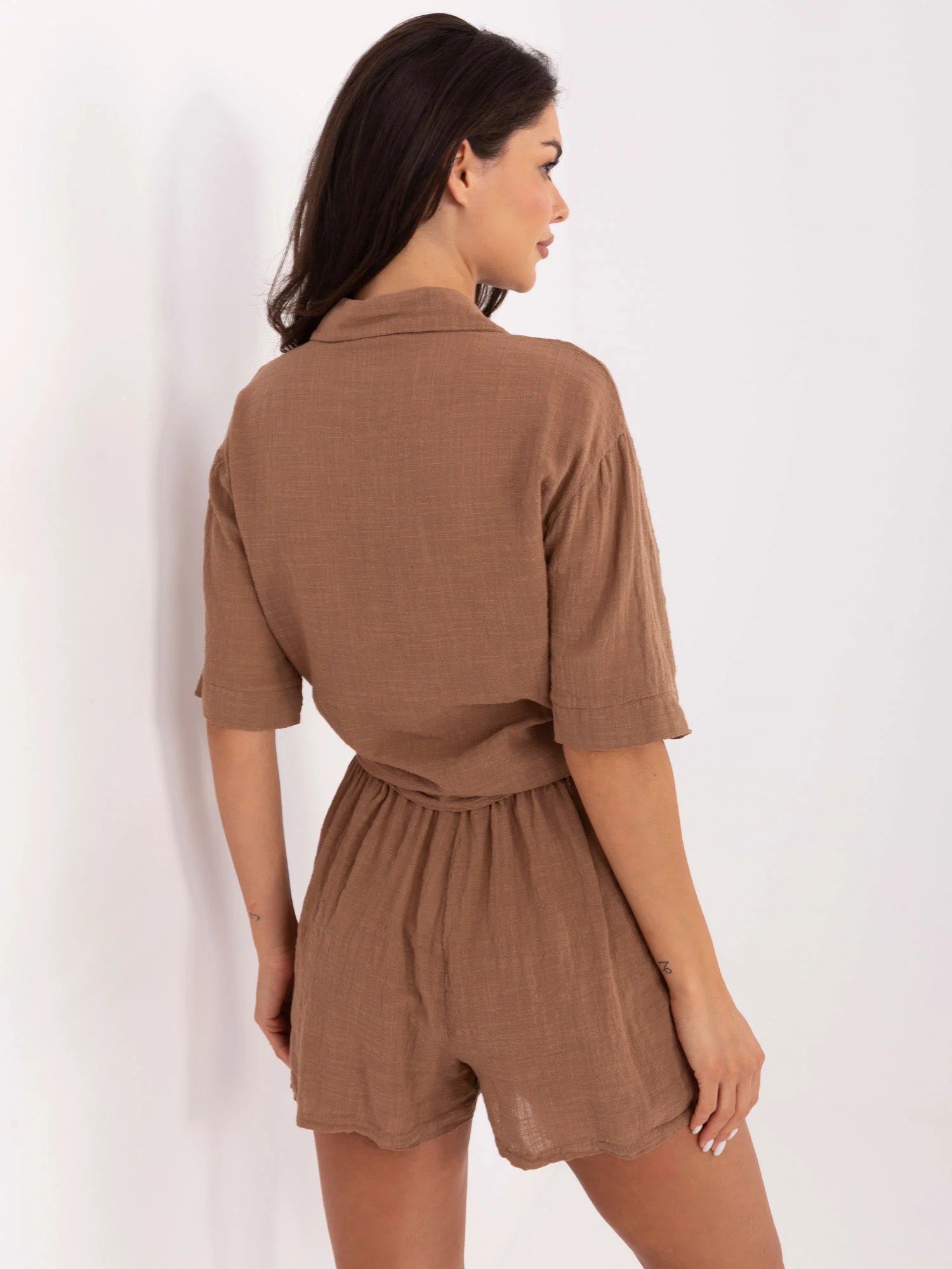 Compleu Dama Mini, Larga, Och Bella, Maro Casual - imagine 5