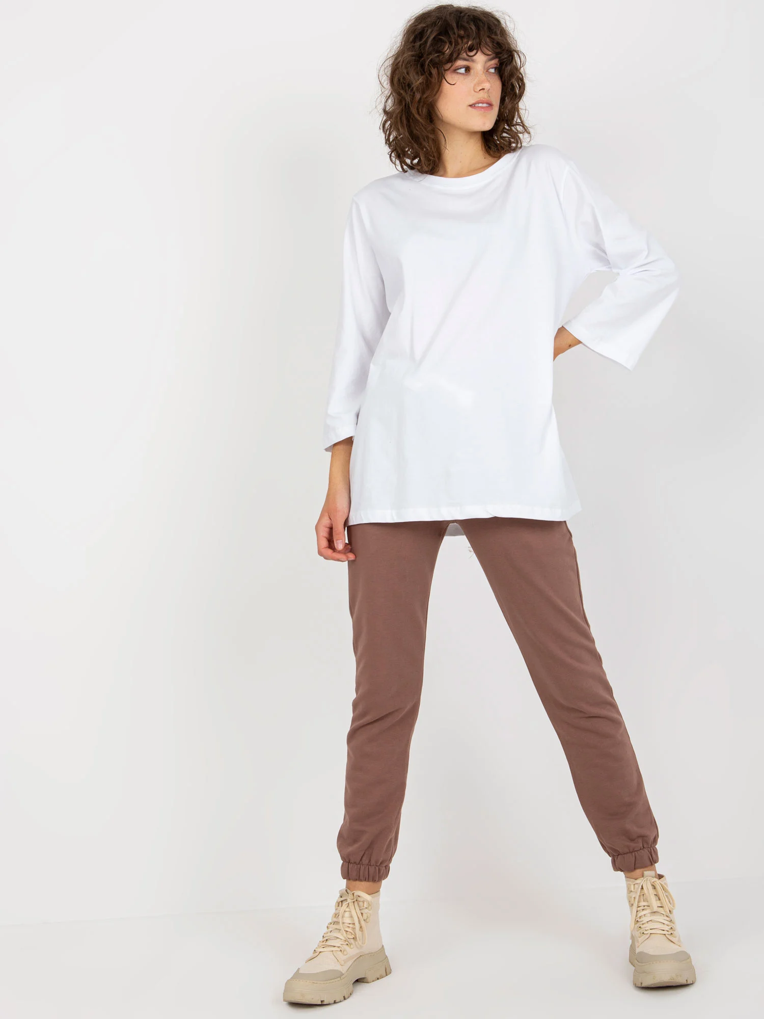 Compleu Dama Mini, Mansete elastice, ex moda, Maro Casual - imagine 3