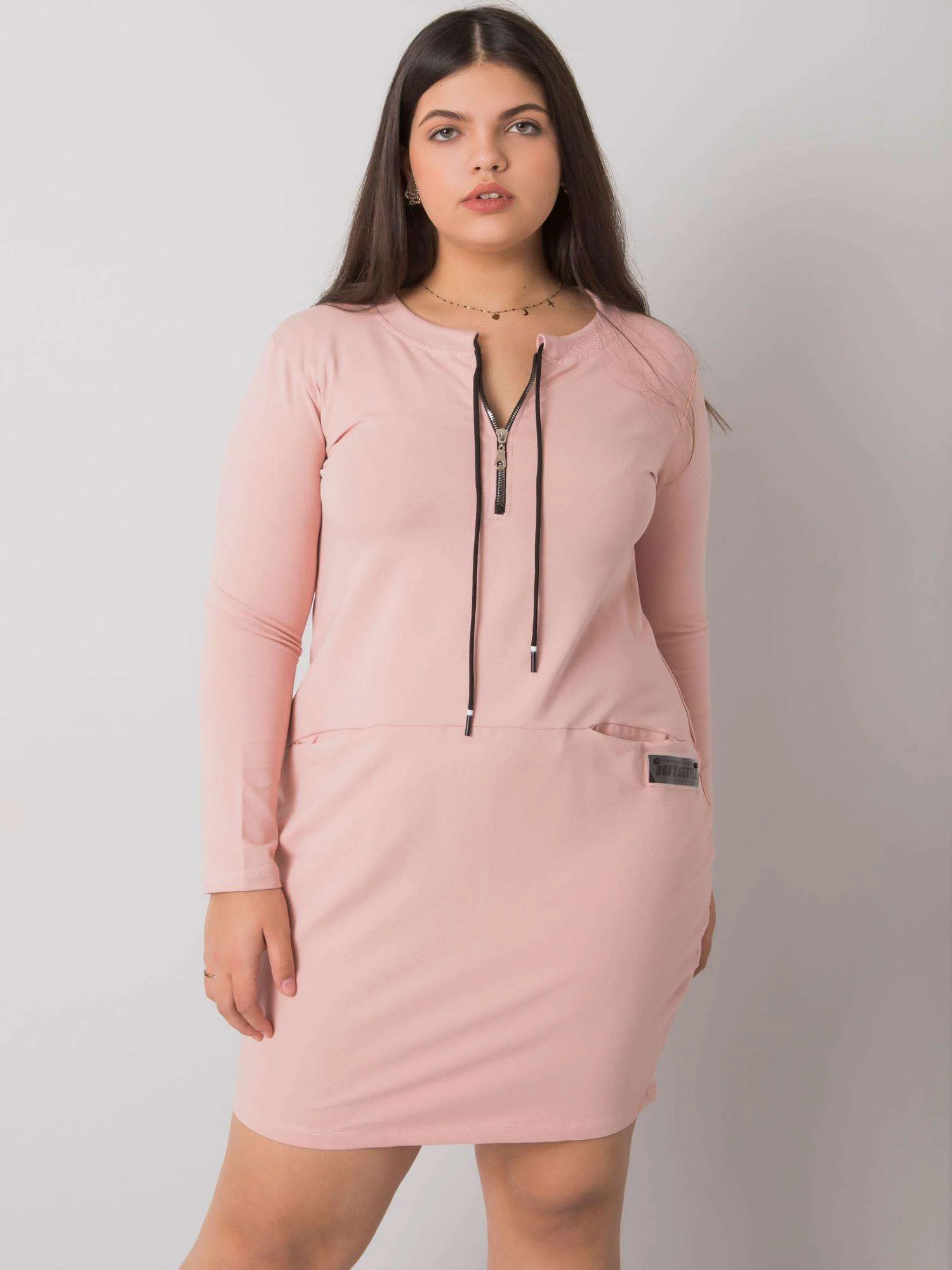 Rochie Dama Maxi, Rochie dreapta, RELEVANCE, Roz Eleganta Office - Image 5
