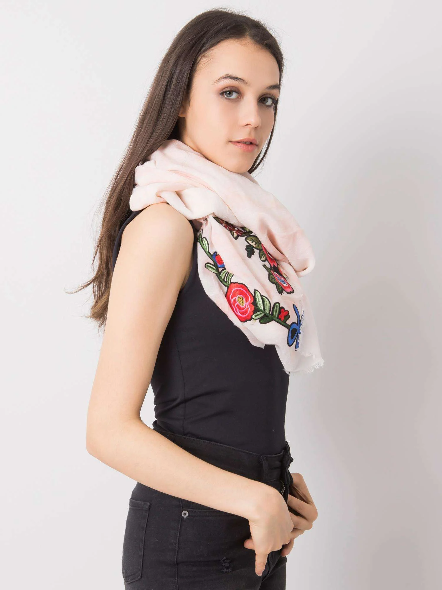 Bandana Dama Imprimat, Viscoza, Fashion Hunters, Piersica - imagine 2