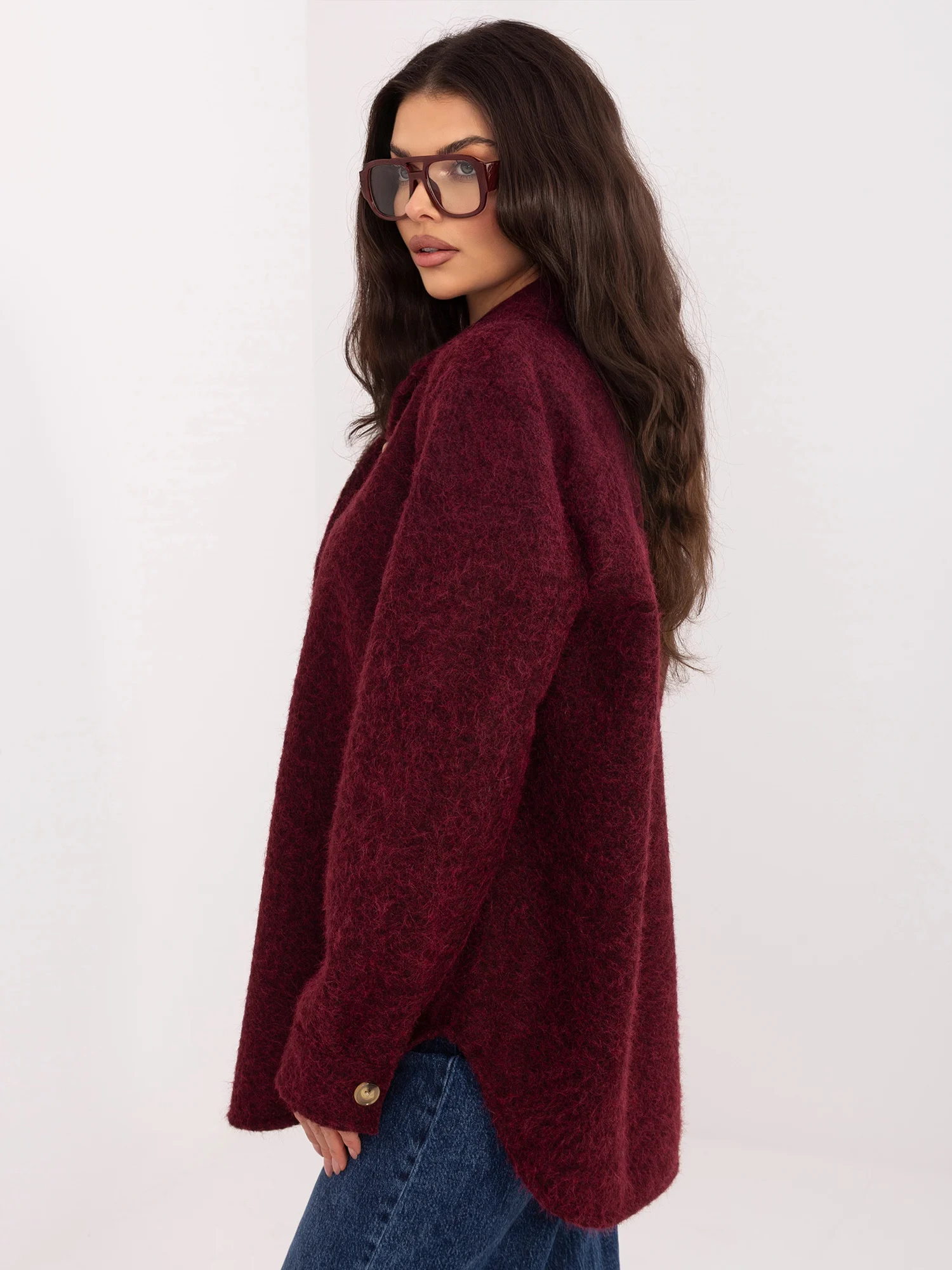 Jacheta Dama Maneca lunga, Imprimat, RUE PARIS, Bordo de Vara - imagine 3