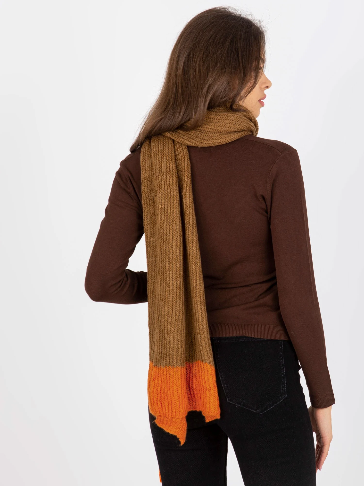 Esarfa Dama Mohair, Fashion Hunters, Camel - Image 4