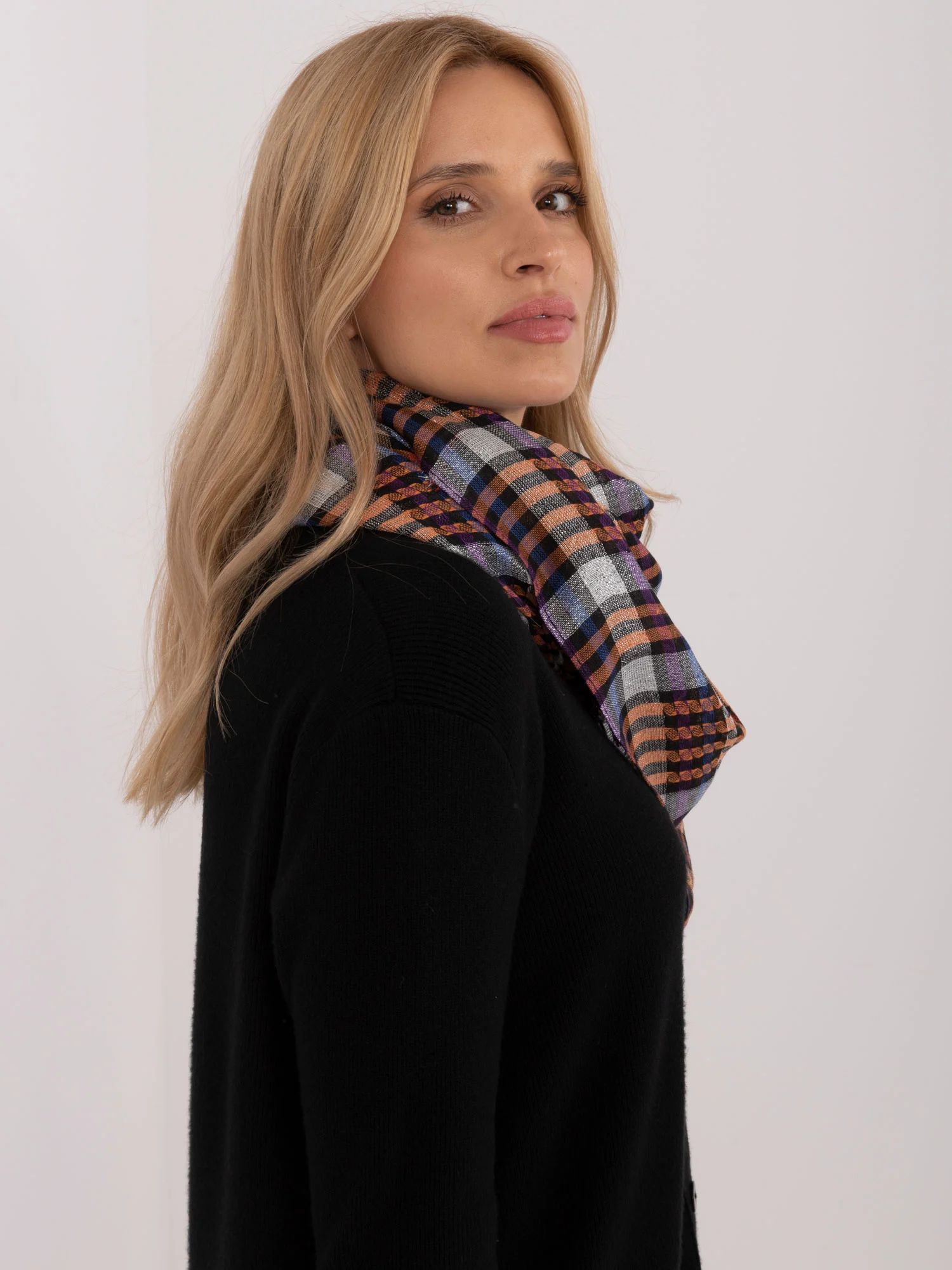 Bandana Dama Carouri, Poliester, Fashion Hunters, Multicolor - imagine 5