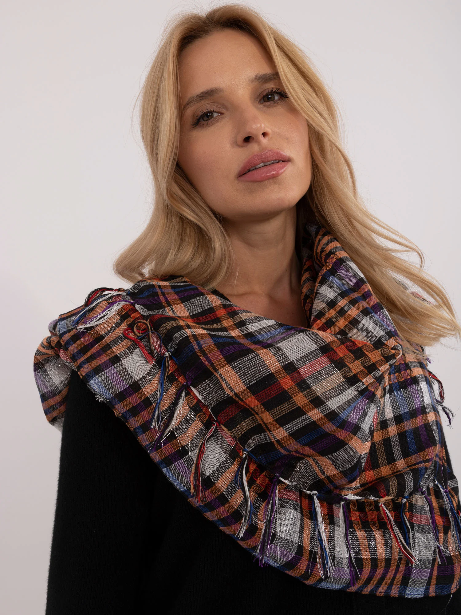 Bandana Dama Carouri, Poliester, Fashion Hunters, Multicolor - imagine 2