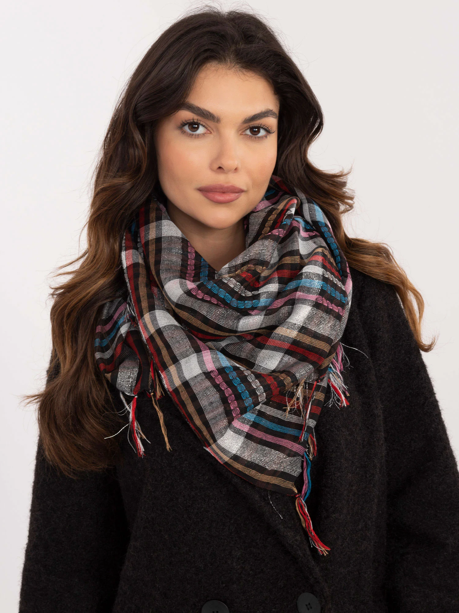 Bandana Dama Carouri, Poliester, Fashion Hunters, Multicolor - imagine 4
