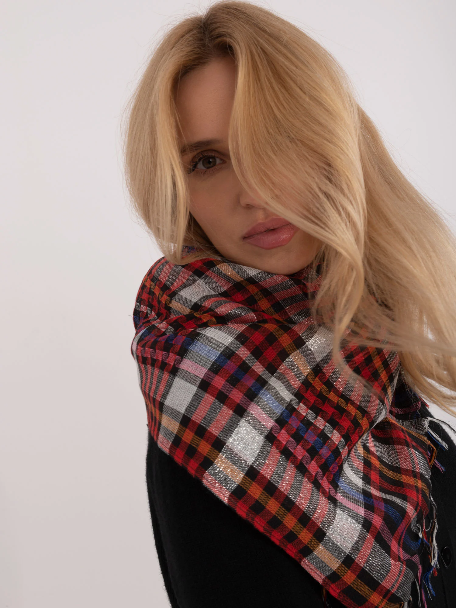 Bandana Dama Carouri, Poliester, Fashion Hunters, Multicolor - imagine 4