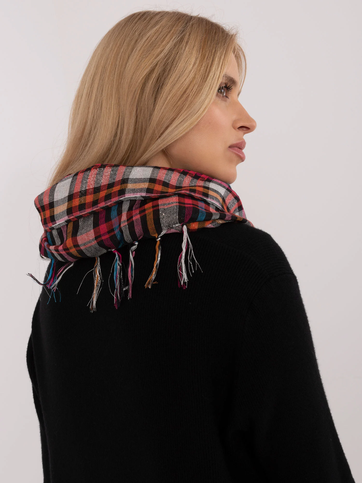 Bandana Dama Carouri, Poliester, Fashion Hunters, Multicolor - imagine 3