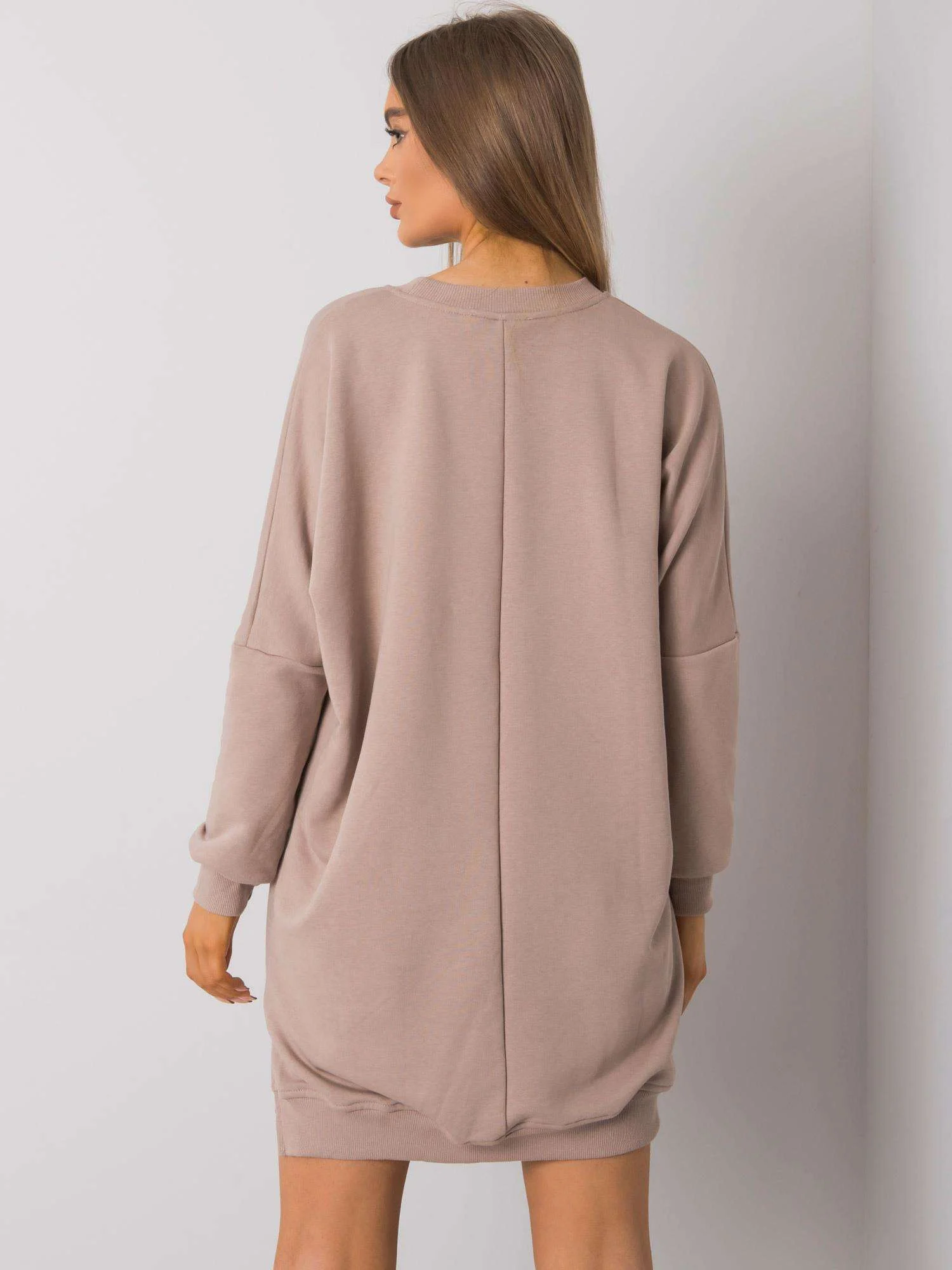 Rochie Dama Maxi, Oversize, RUE PARIS, Bej Casual - imagine 5