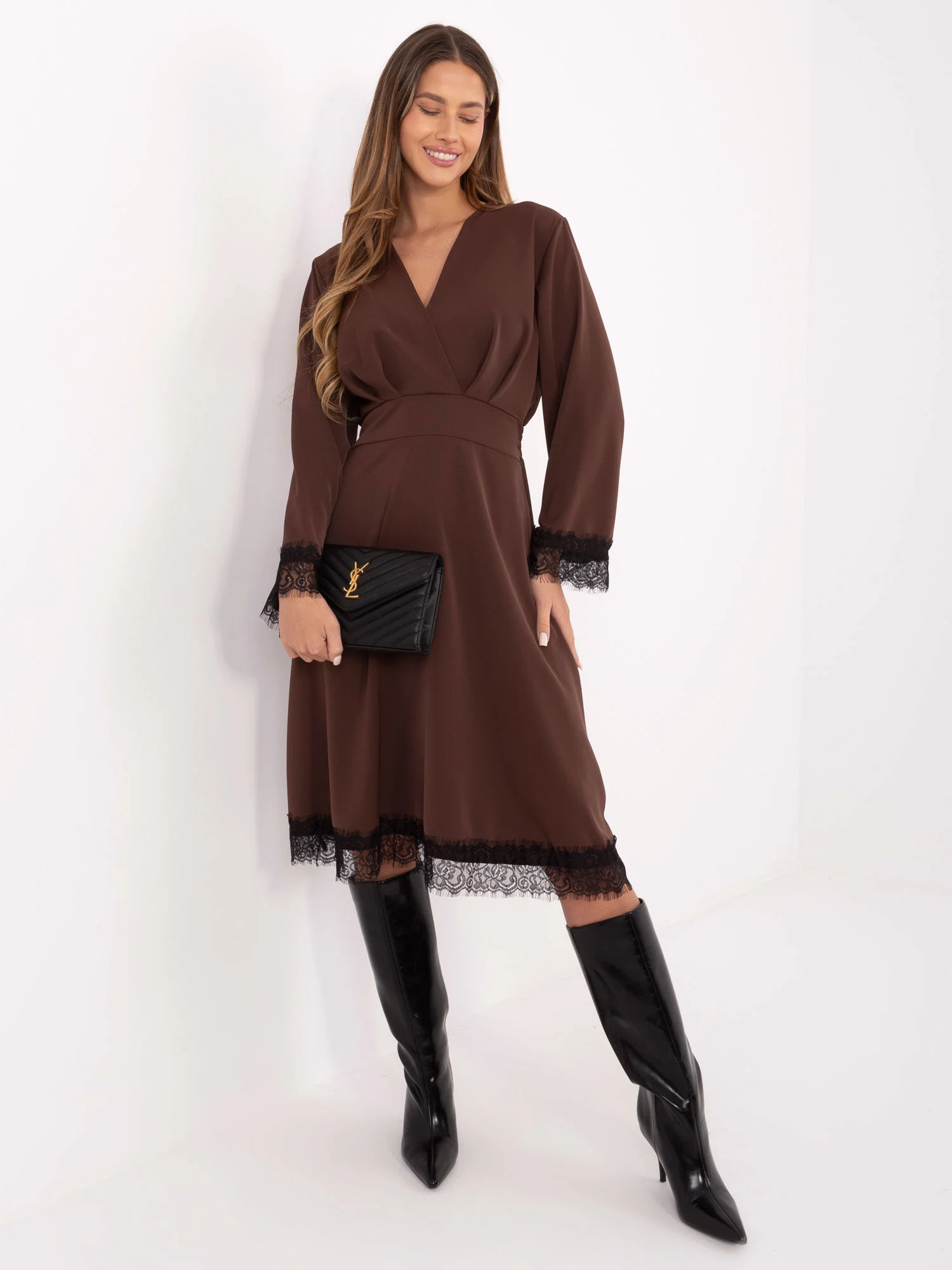 Rochie Dama Maxi, Dantela, ITALY MODA, Maro Eleganta Office - Image 5