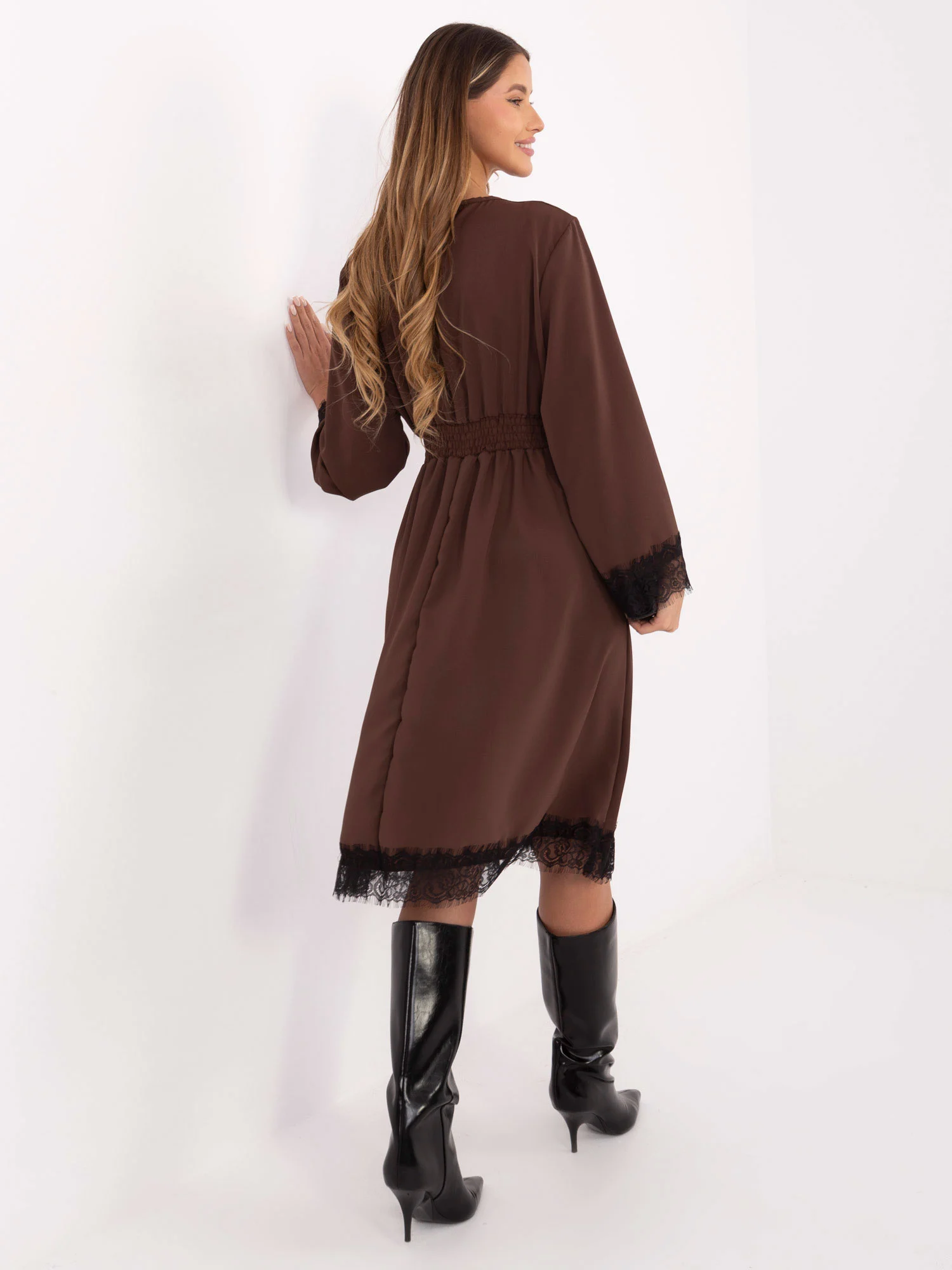 Rochie Dama Maxi, Dantela, ITALY MODA, Maro Eleganta Office - Image 2