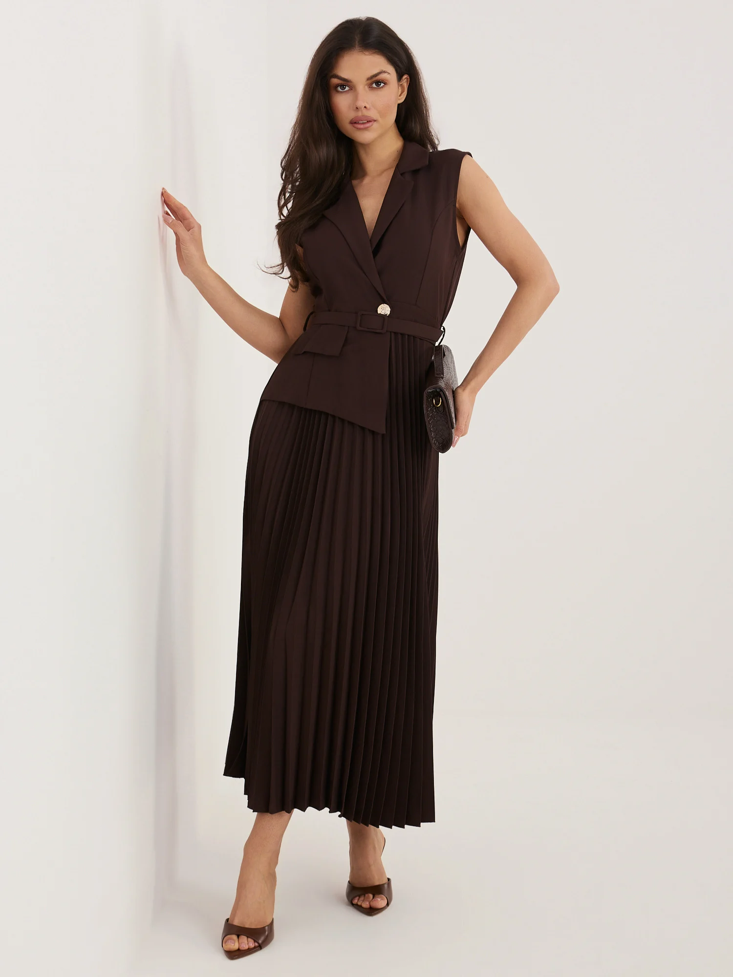 Rochie Dama Midi, Paiete, RUE PARIS, Maro de Petrecere - Image 4