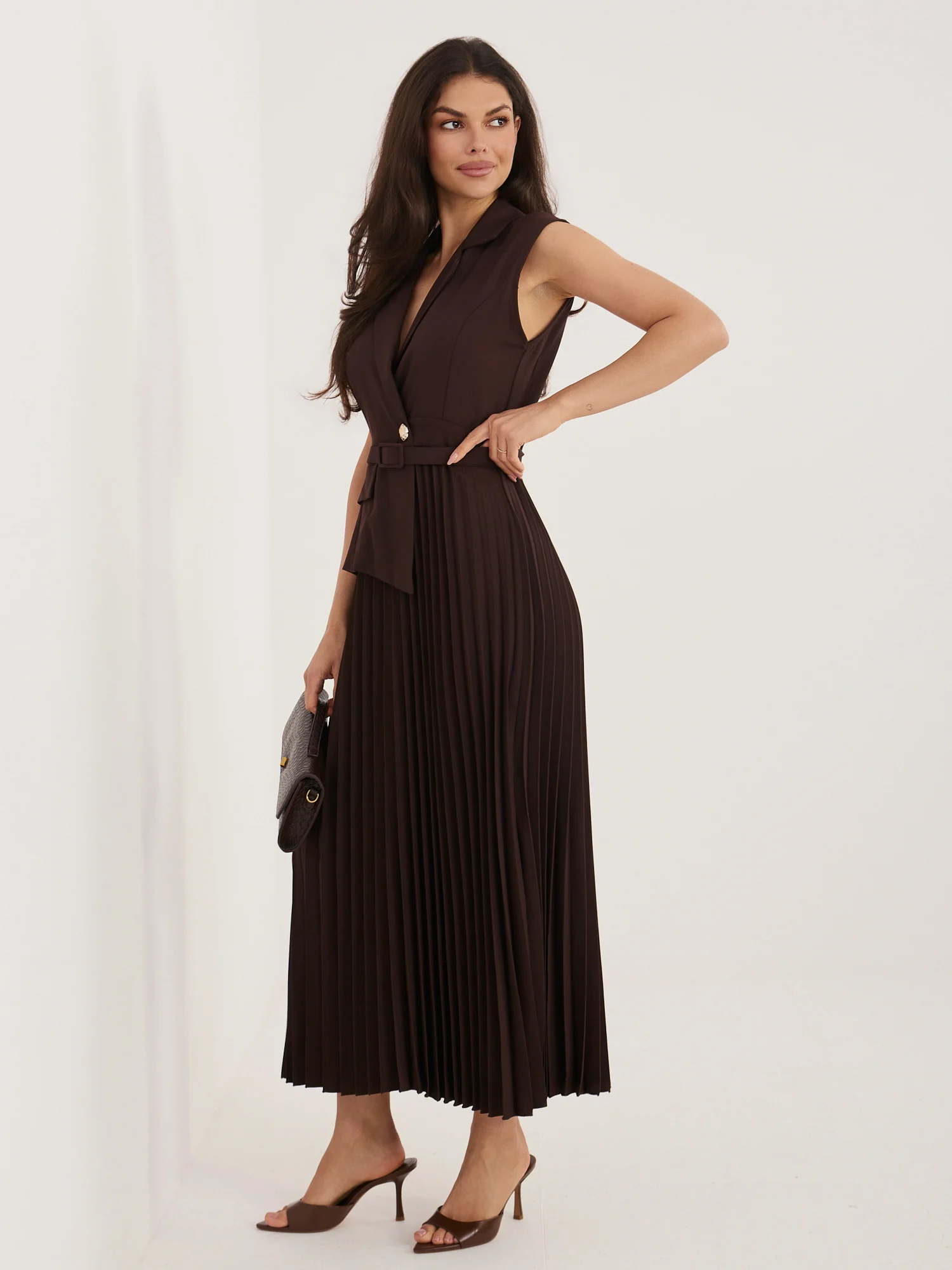 Rochie Dama Midi, Paiete, RUE PARIS, Maro de Petrecere - Image 5