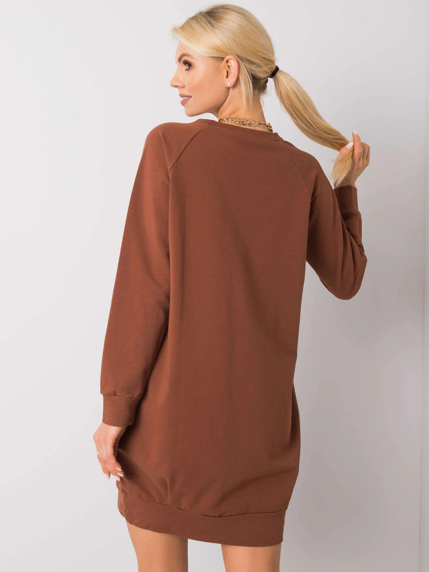 Rochie Dama Maxi, Oversize, BASIC FEEL GOOD, Maro Casual - Image 3