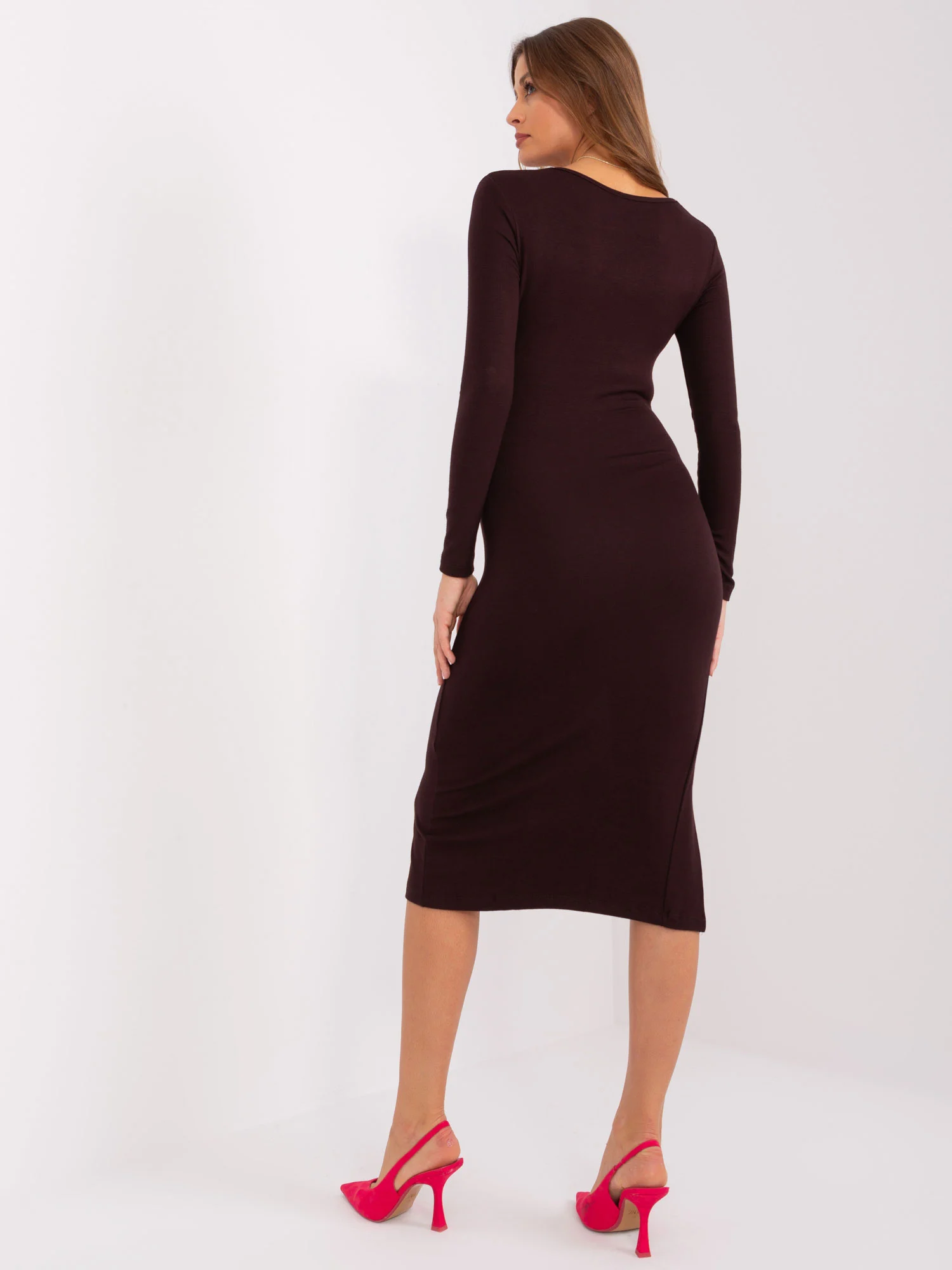Rochie Dama Maxi, Rochie dreapta, My Red Lips, Maro - Image 4