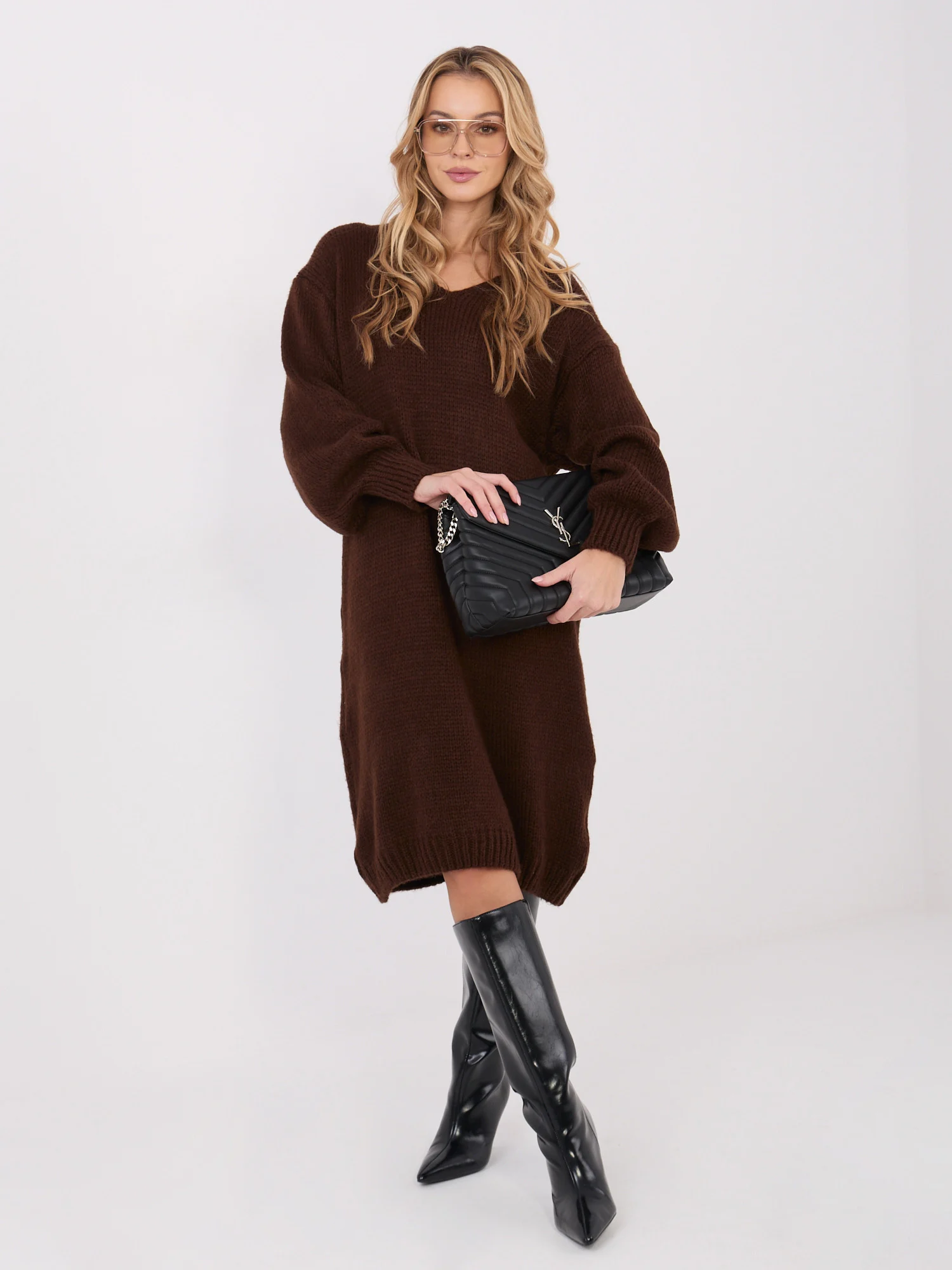 Rochie Dama Maxi, Oversize, KRISMILE, Maro Eleganta Office - Image 3
