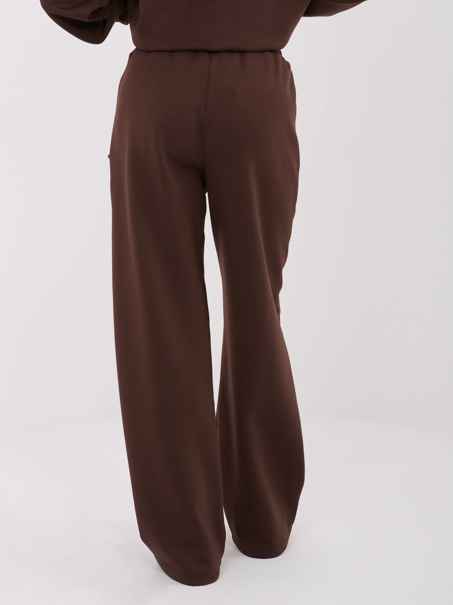 Pantaloni Dama Larga, Guler inalt, WESTEENE, Maro Casual - imagine 2
