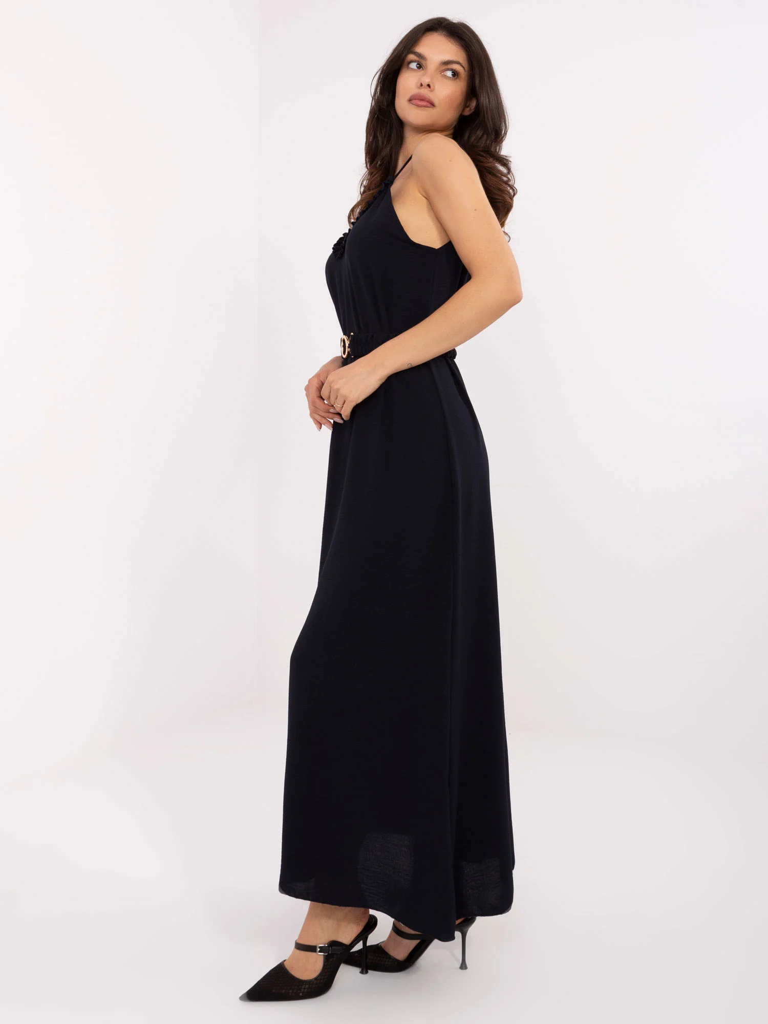 Rochie Dama Maxi, Lejera, Och Bella, Bleumarin de Vara - Image 3