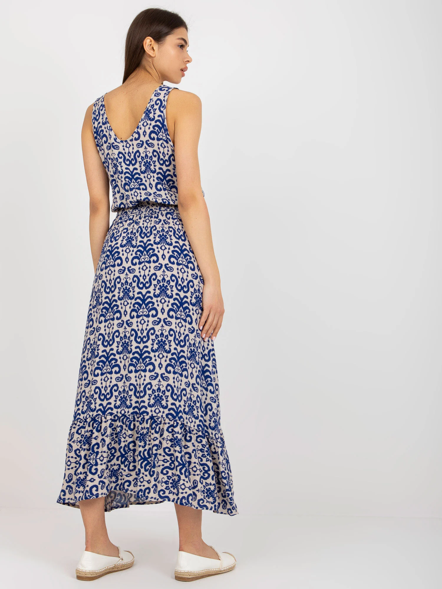 Rochie Dama Midi, Lejera, Fresh Made, Albastru de Vara - Image 5
