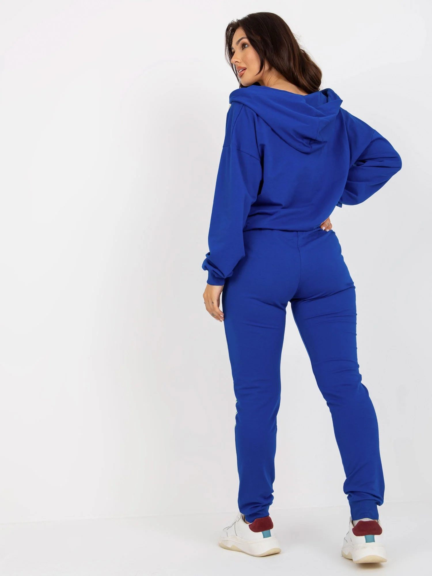 Compleu Dama Maneca lunga, Mansete elastice, RELEVANCE, Albastru Casual - imagine 5