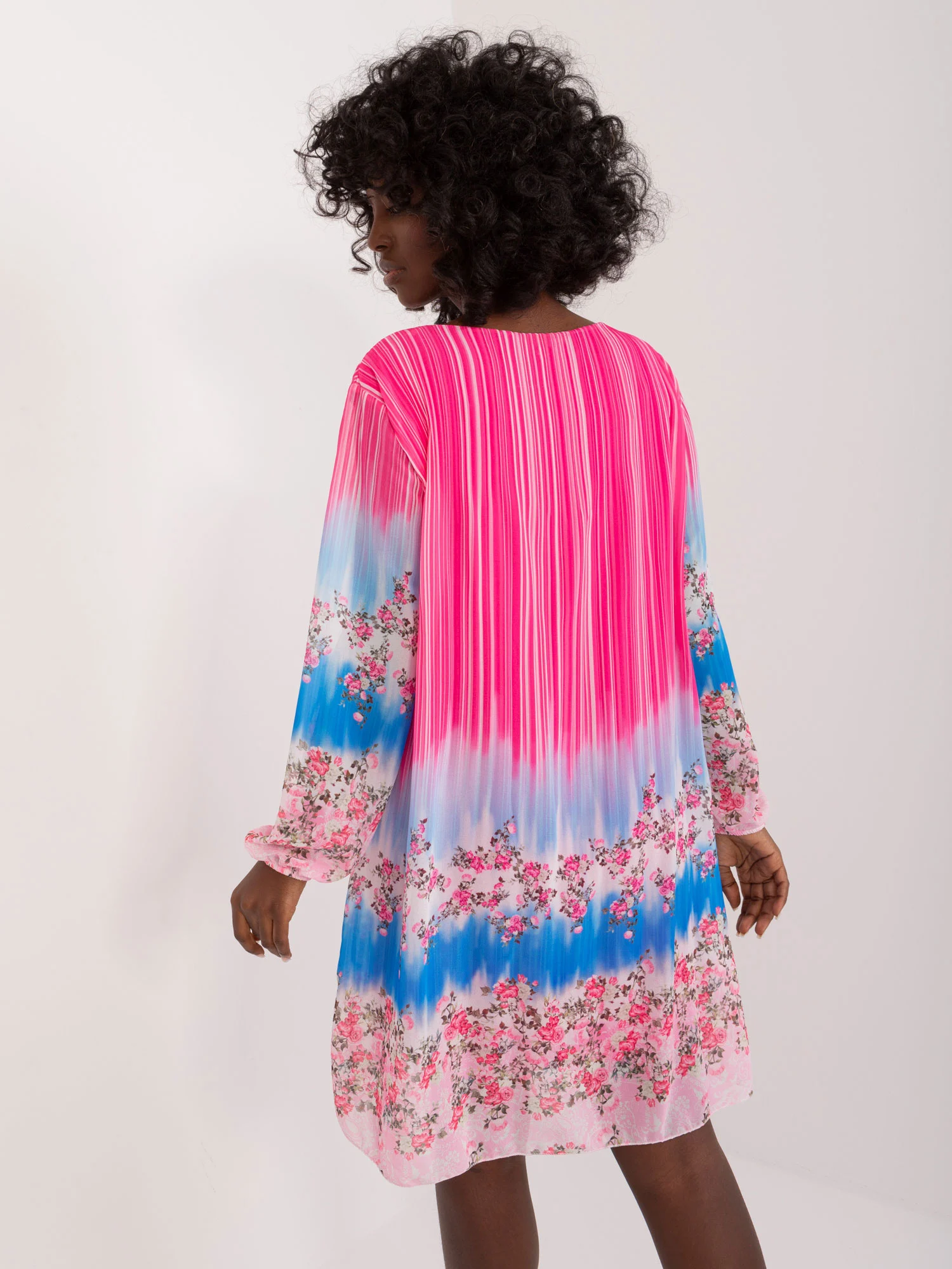 Rochie Dama Maxi, Dungi, ITALY MODA, Roz - Image 4