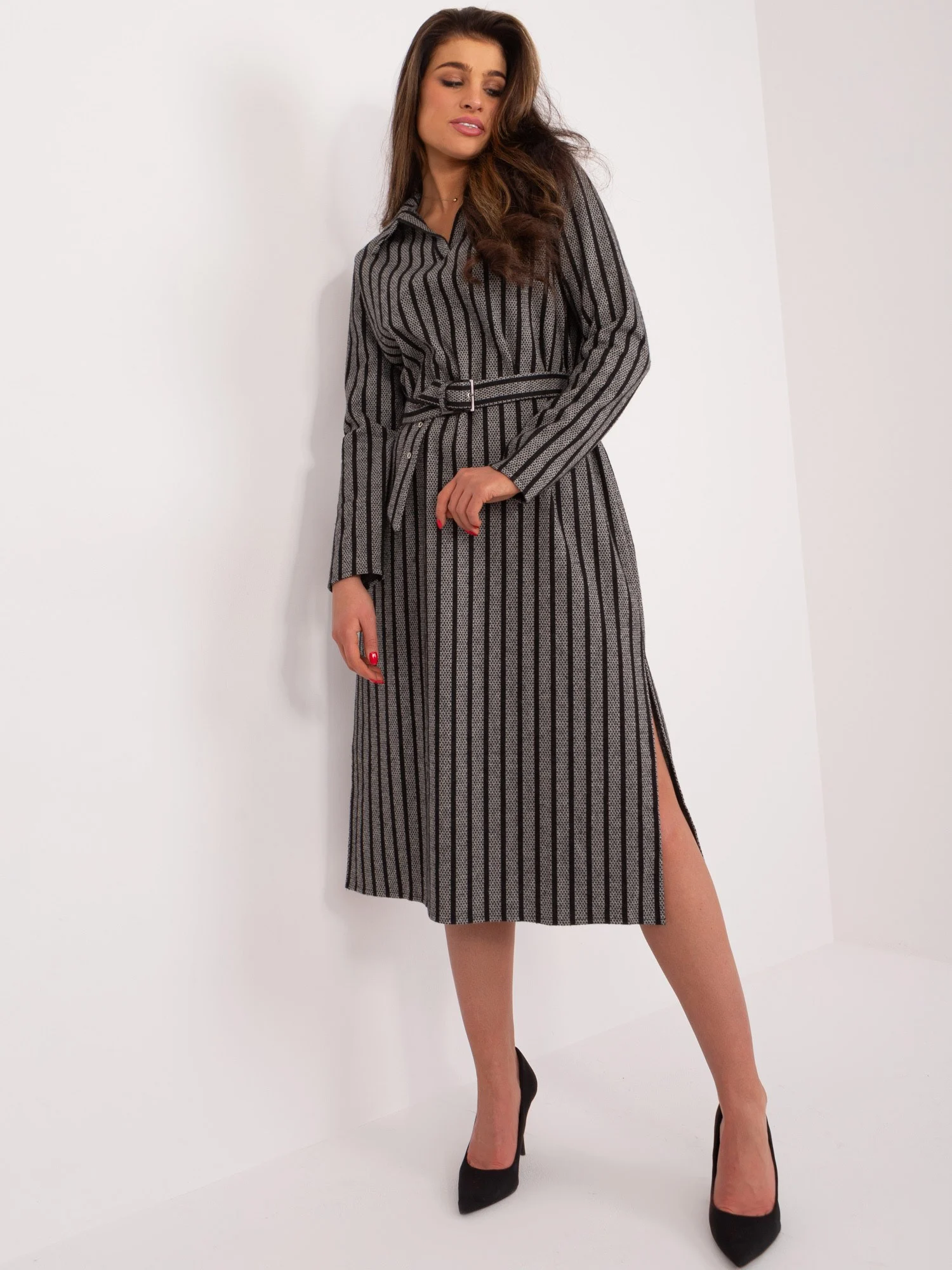 Rochie Dama Maxi, Dungi, LAKERTA, Gri - Image 5