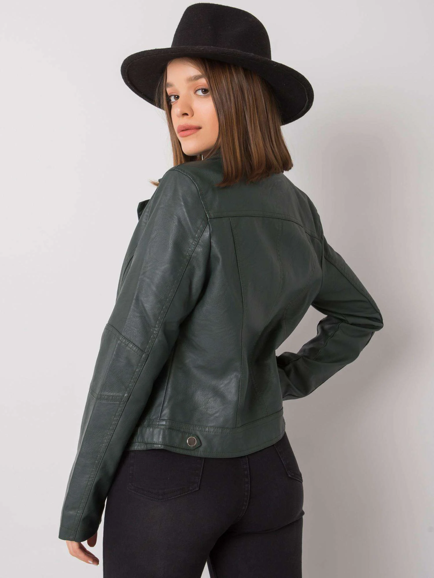 Jacheta Dama Maneca lunga, Maneca lunga, Z-Desing Jacket Style, Verde de Vara Marimi Mari - imagine 3