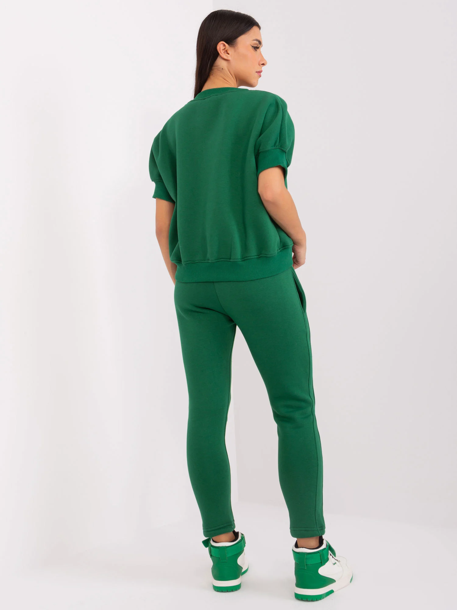 Compleu Dama Mini, Conica, My Red Lips, Verde Casual - imagine 6