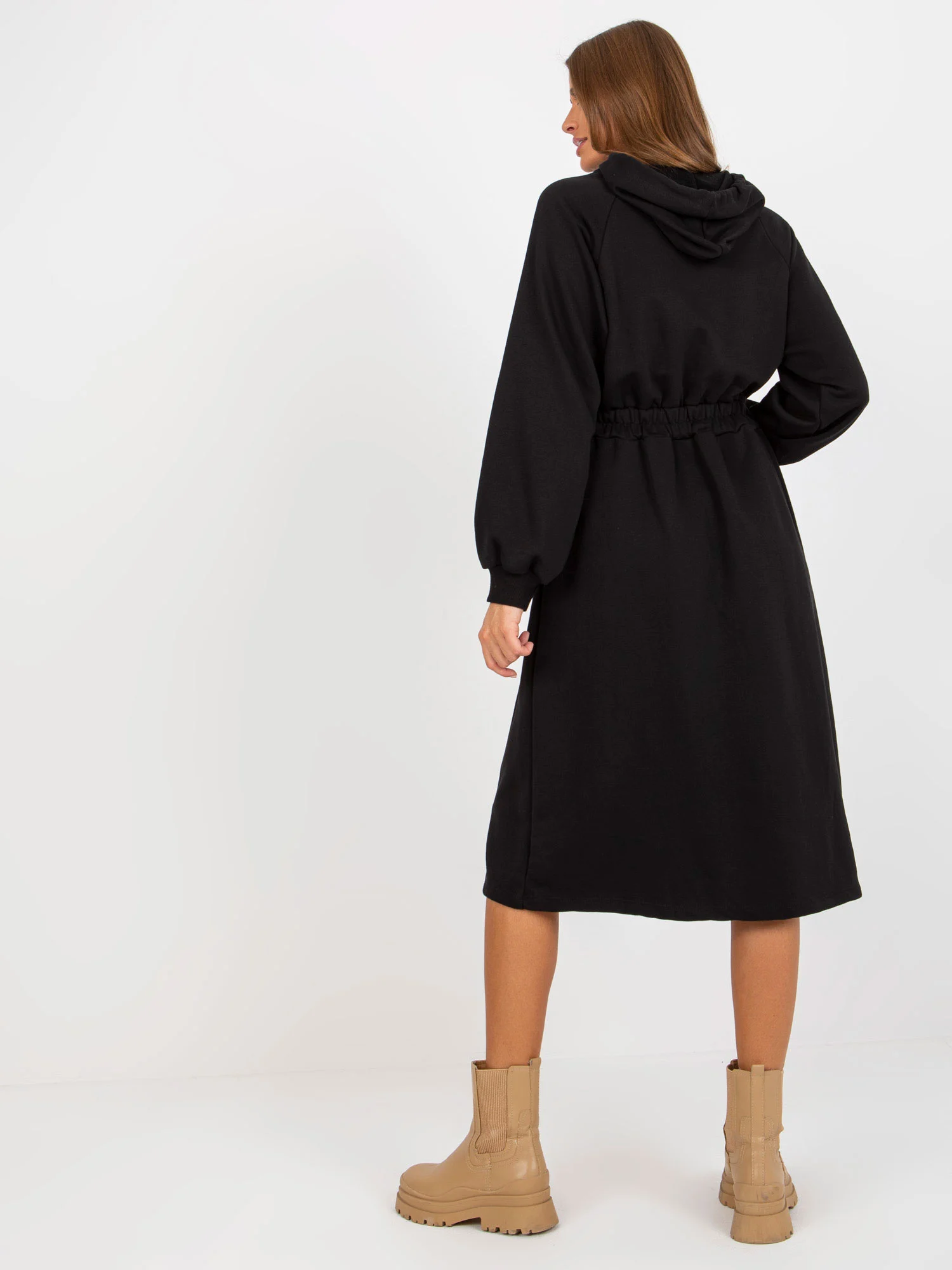 Rochie Dama Maxi, Lejera, RELEVANCE, Negru Eleganta Office - Image 6