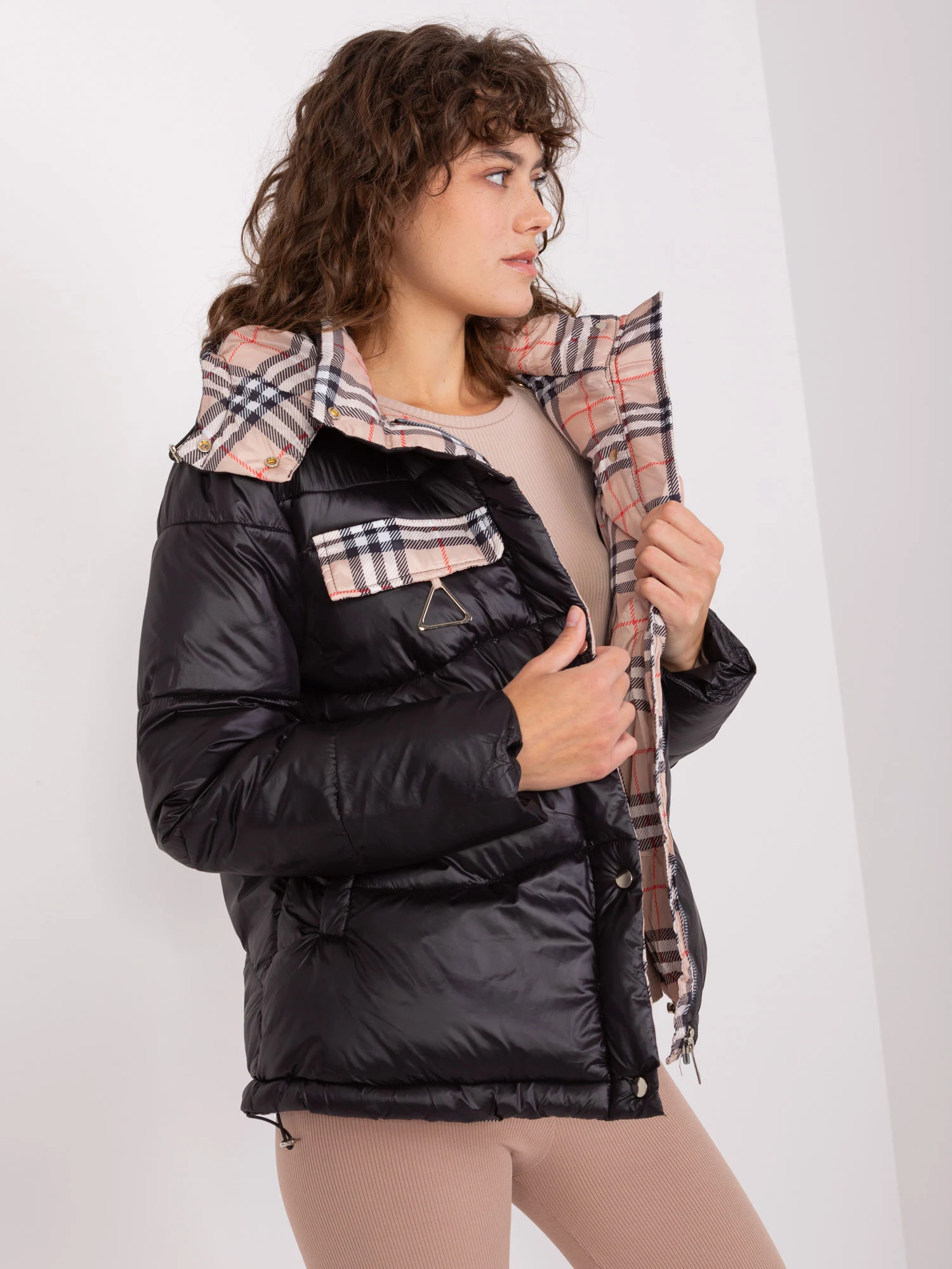 Jacheta Dama Maneca lunga, Carouri, Trendy. ING, Negru Eleganta Office - imagine 5