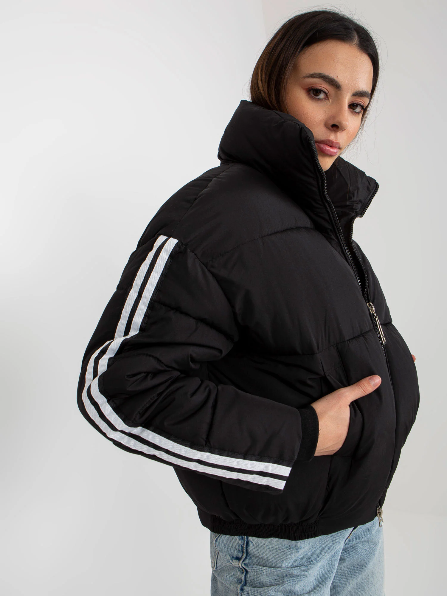 Jacheta Dama Maneca lunga, Sport, Monte Cervino, Negru Casual - imagine 2