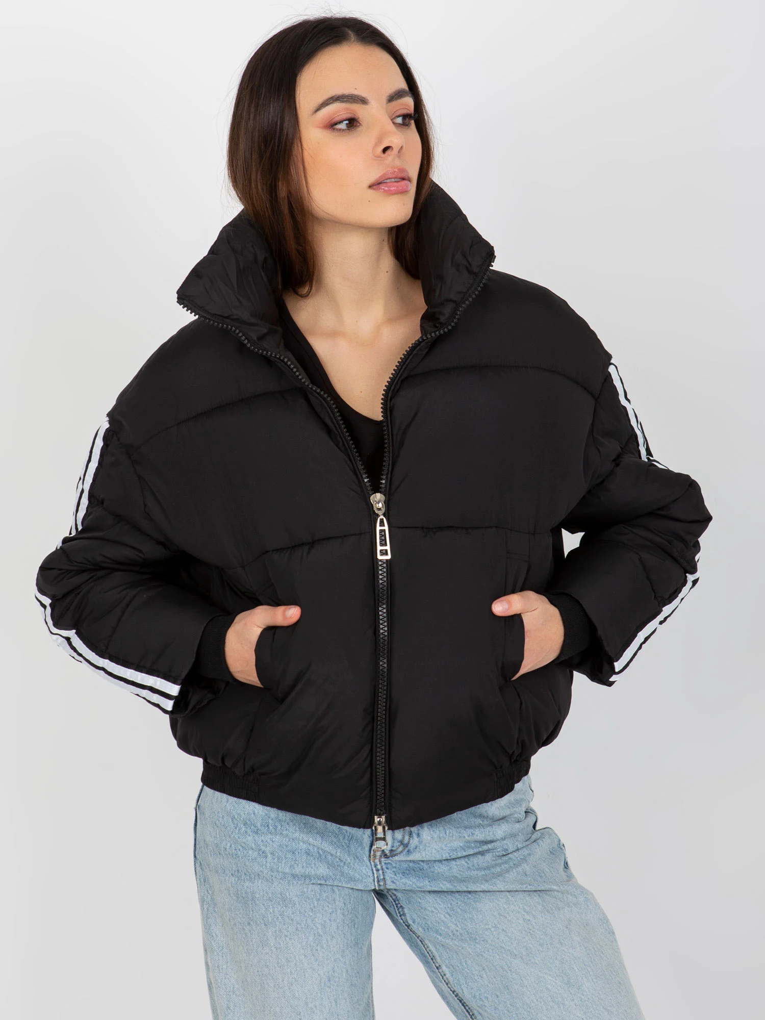 Jacheta Dama Maneca lunga, Sport, Monte Cervino, Negru Casual - imagine 6