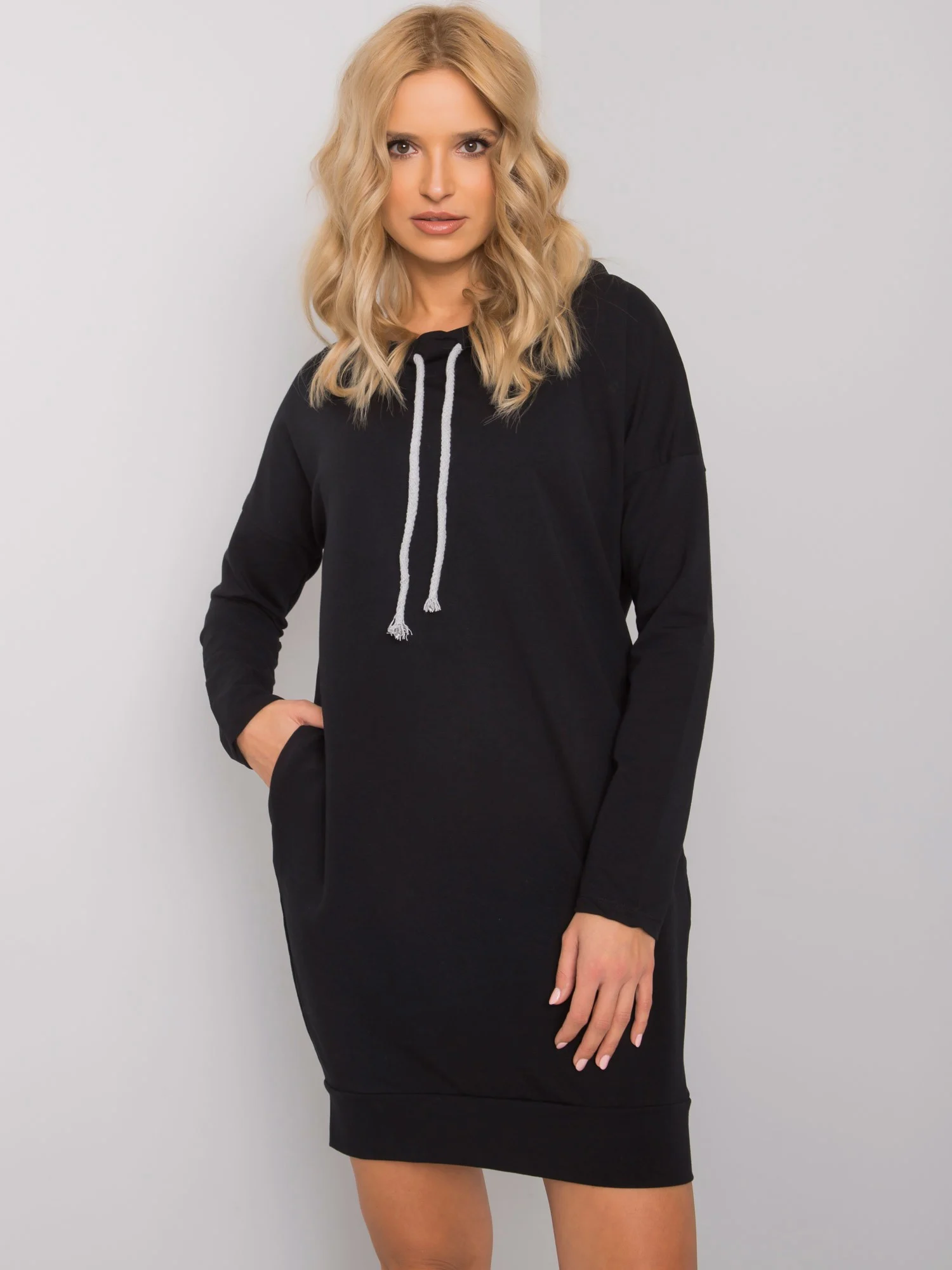 Rochie Dama Maxi, Rochie dreapta, RELEVANCE, Negru Eleganta Office - Image 3